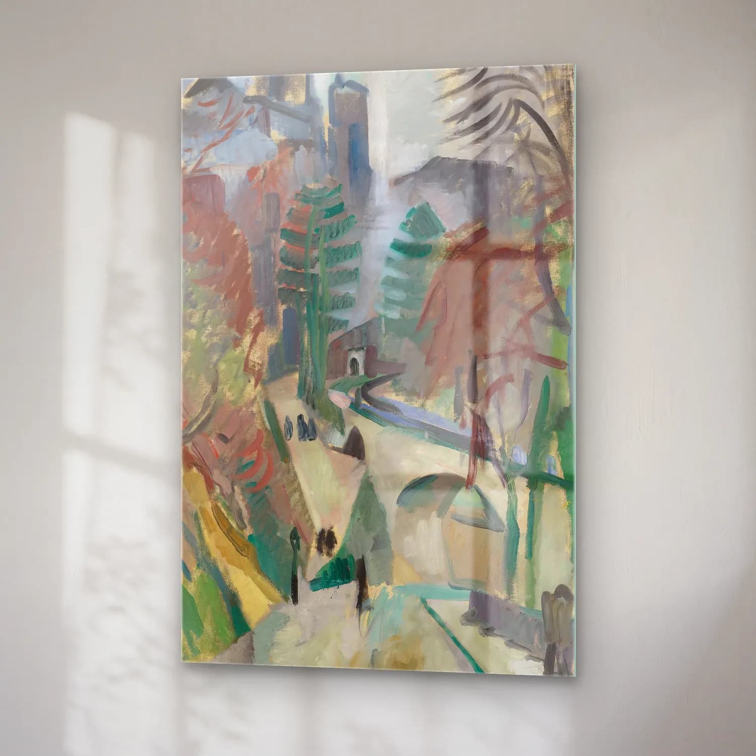 Robert Delaunay – Paysage De Laon cam tablo — sağ açıdan görünüm