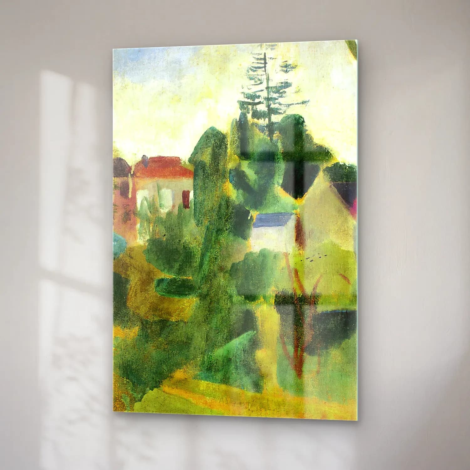 Robert Delaunay – Paysage Inachevé cam tablo — sağ açıdan görünüm