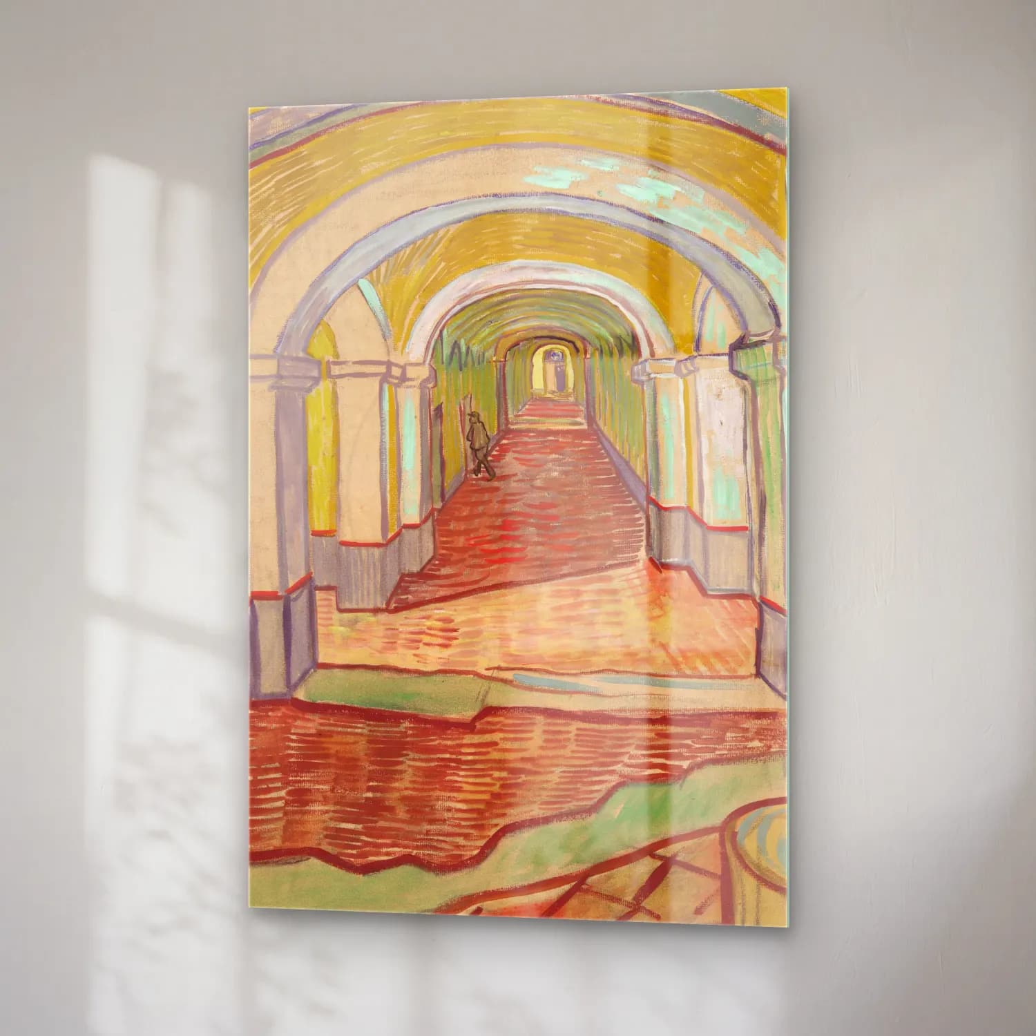 Vincent van Gogh – Corridor in the Asylum cam tablo — sağ açıdan görünüm