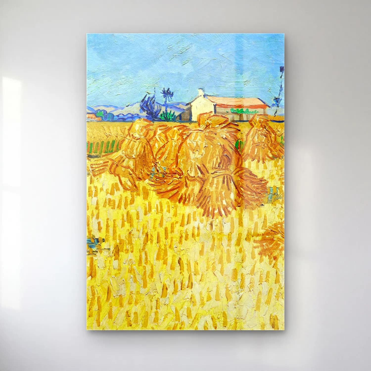 Vincent van Gogh – Ernte in der Provénce cam tablo — Vincent van Gogh – Ernte in der Provénce — empresyonist buğday tarlası