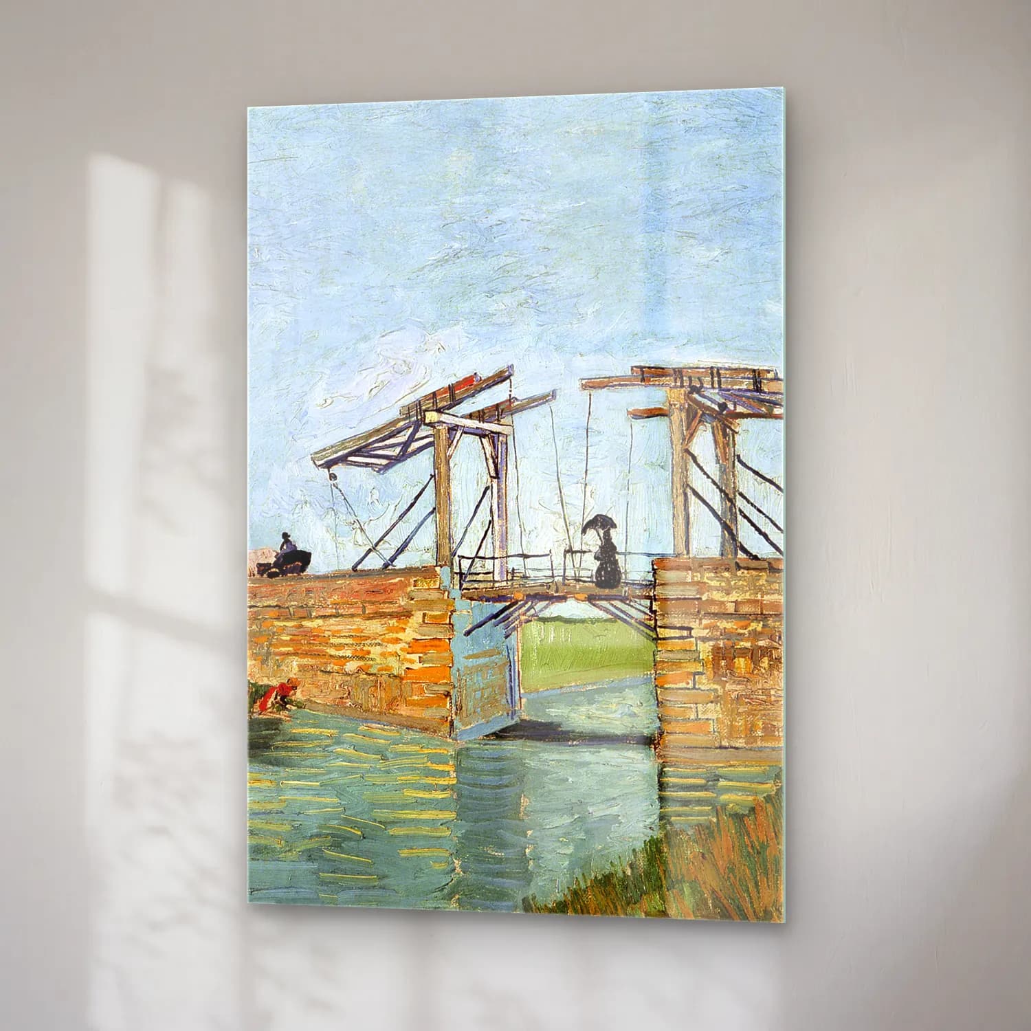 Vincent van Gogh – Langlois Bridge at Arles cam tablo — sağ açıdan görünüm