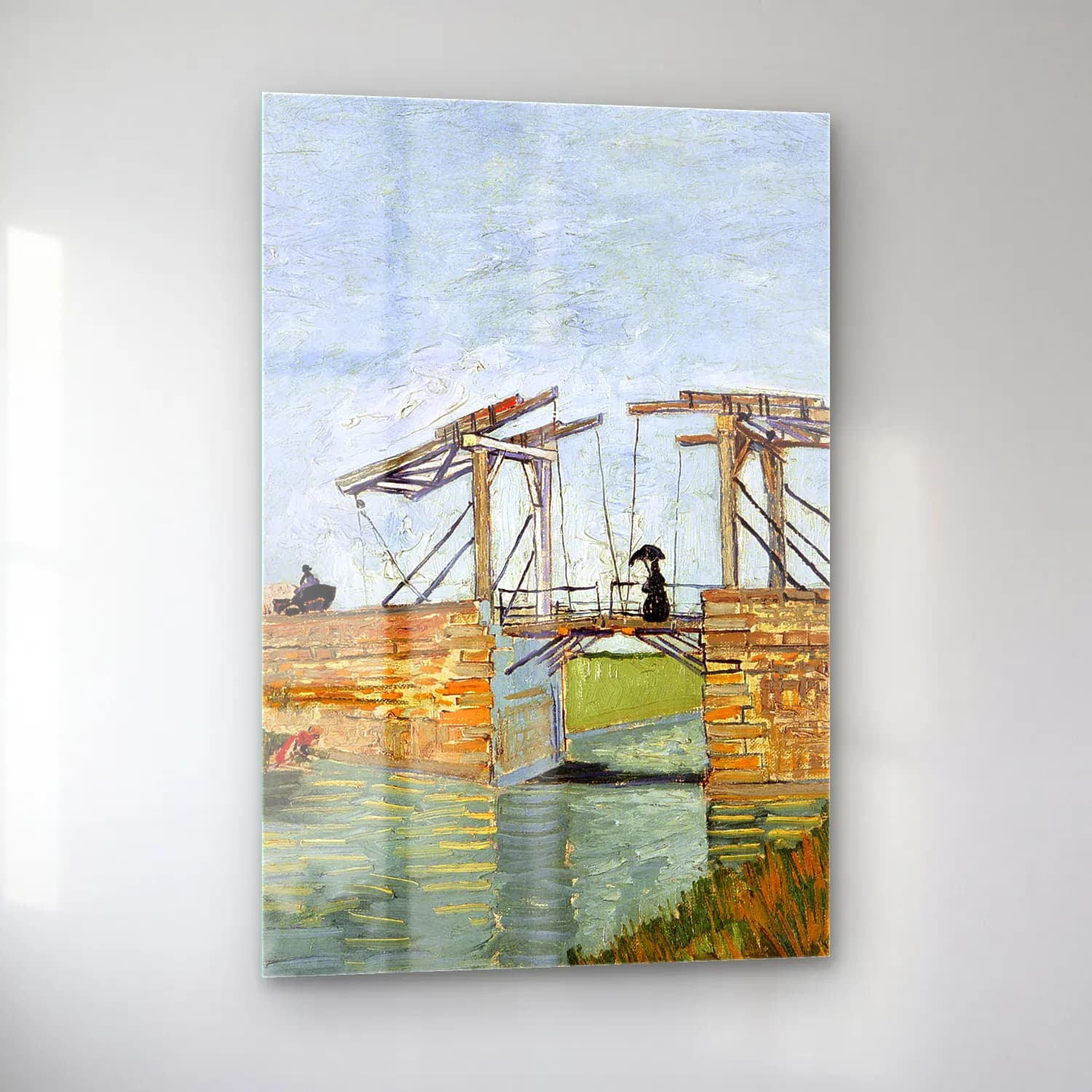 Vincent van Gogh – Langlois Bridge at Arles cam tablo — sol açıdan görünüm