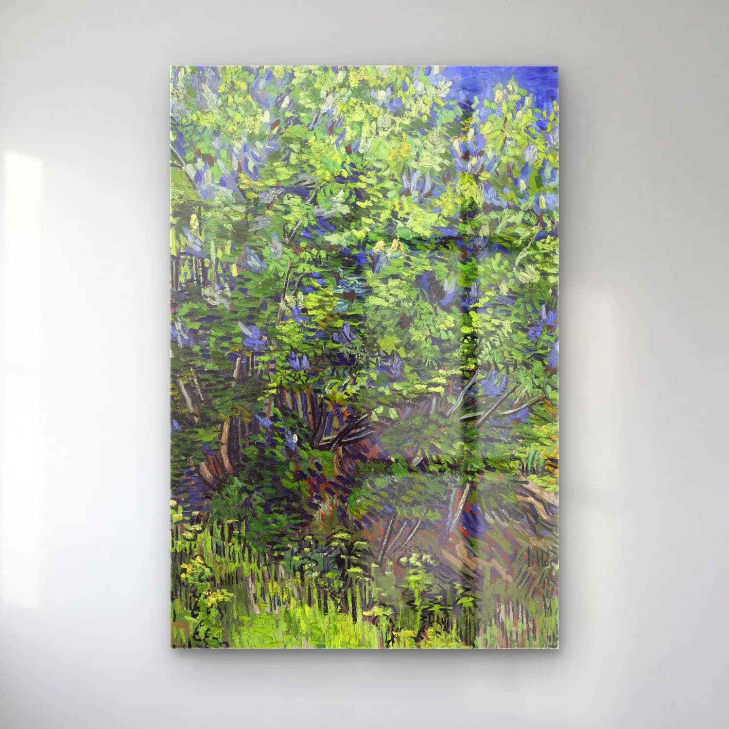 Vincent van Gogh – Lilac Bush cam tablo — Vincent van Gogh – Lilac Bush — empresyonist orman
