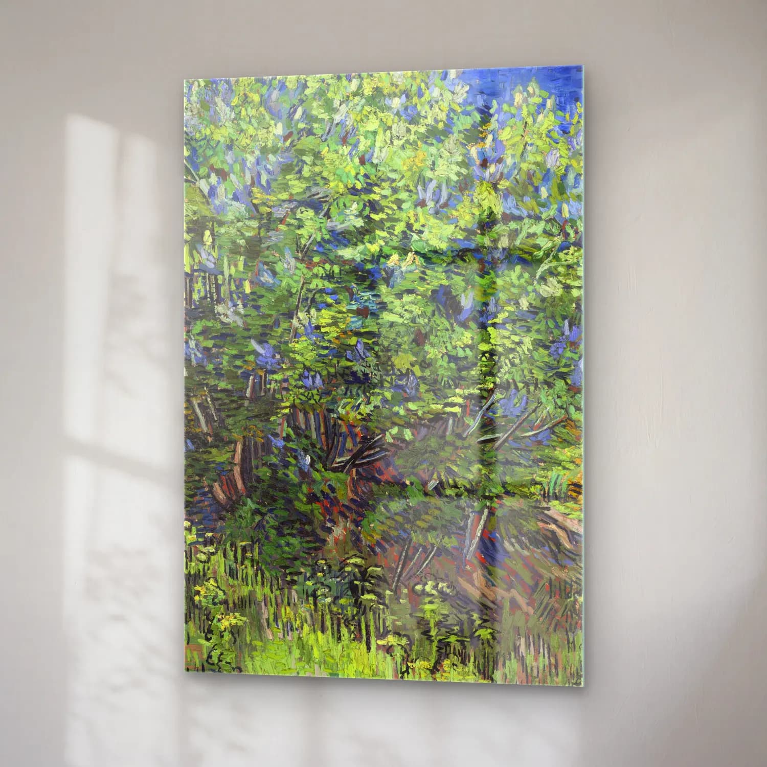 Vincent van Gogh – Lilac Bush cam tablo — sağ açıdan görünüm