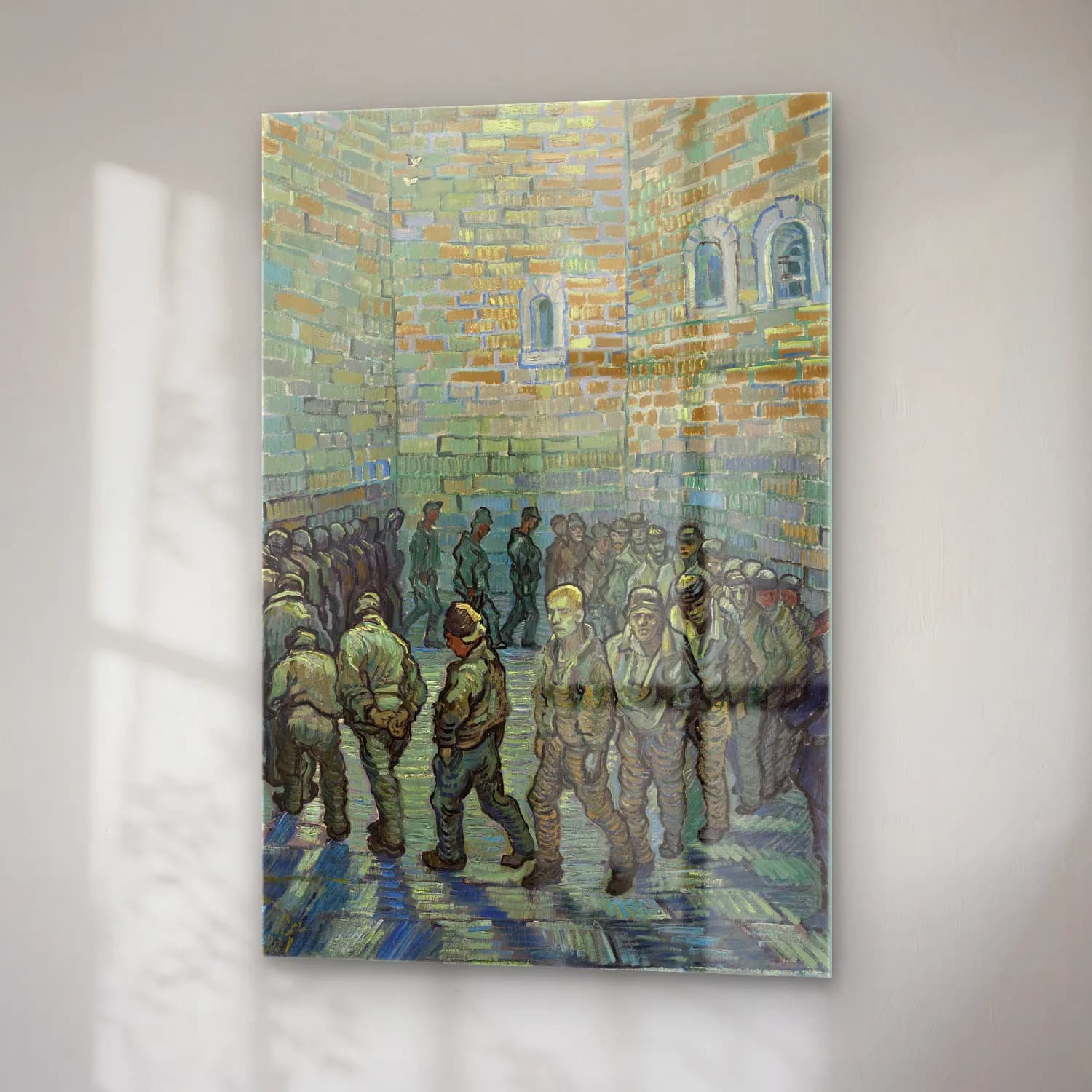 Vincent van Gogh – Prisoners Exercising cam tablo — sağ açıdan görünüm
