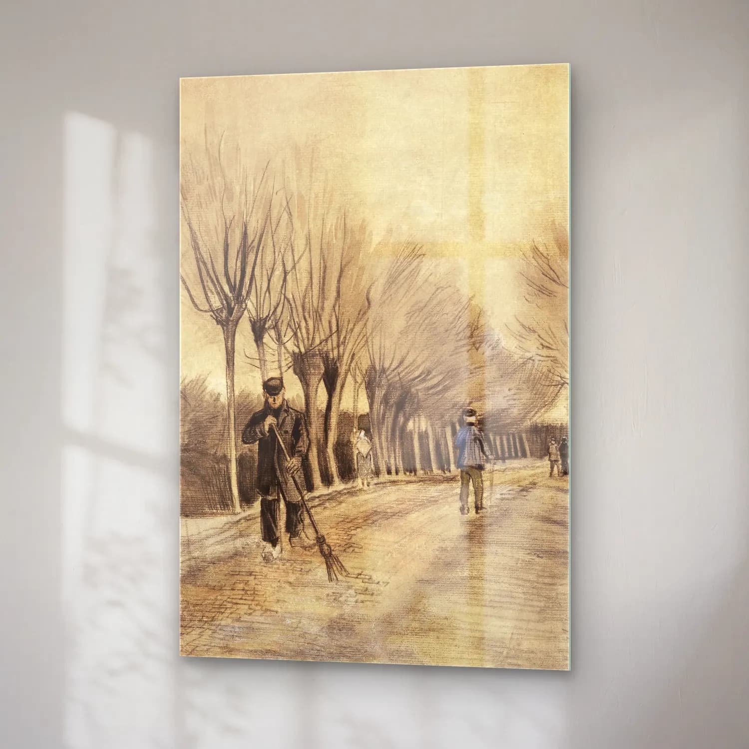 Vincent van Gogh – Road in Etten cam tablo — sağ açıdan görünüm