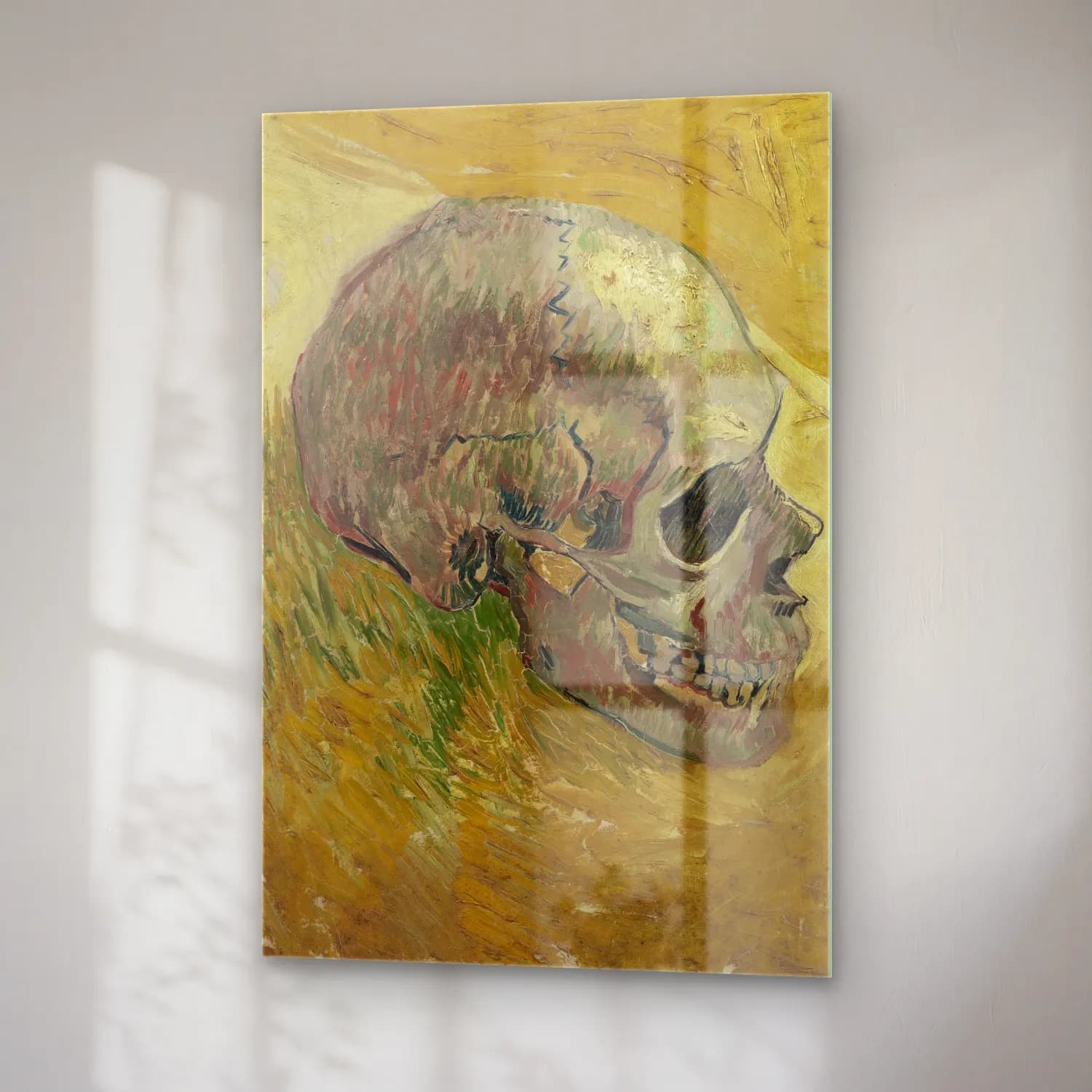 Vincent van Gogh – Skull cam tablo — sağ açıdan görünüm