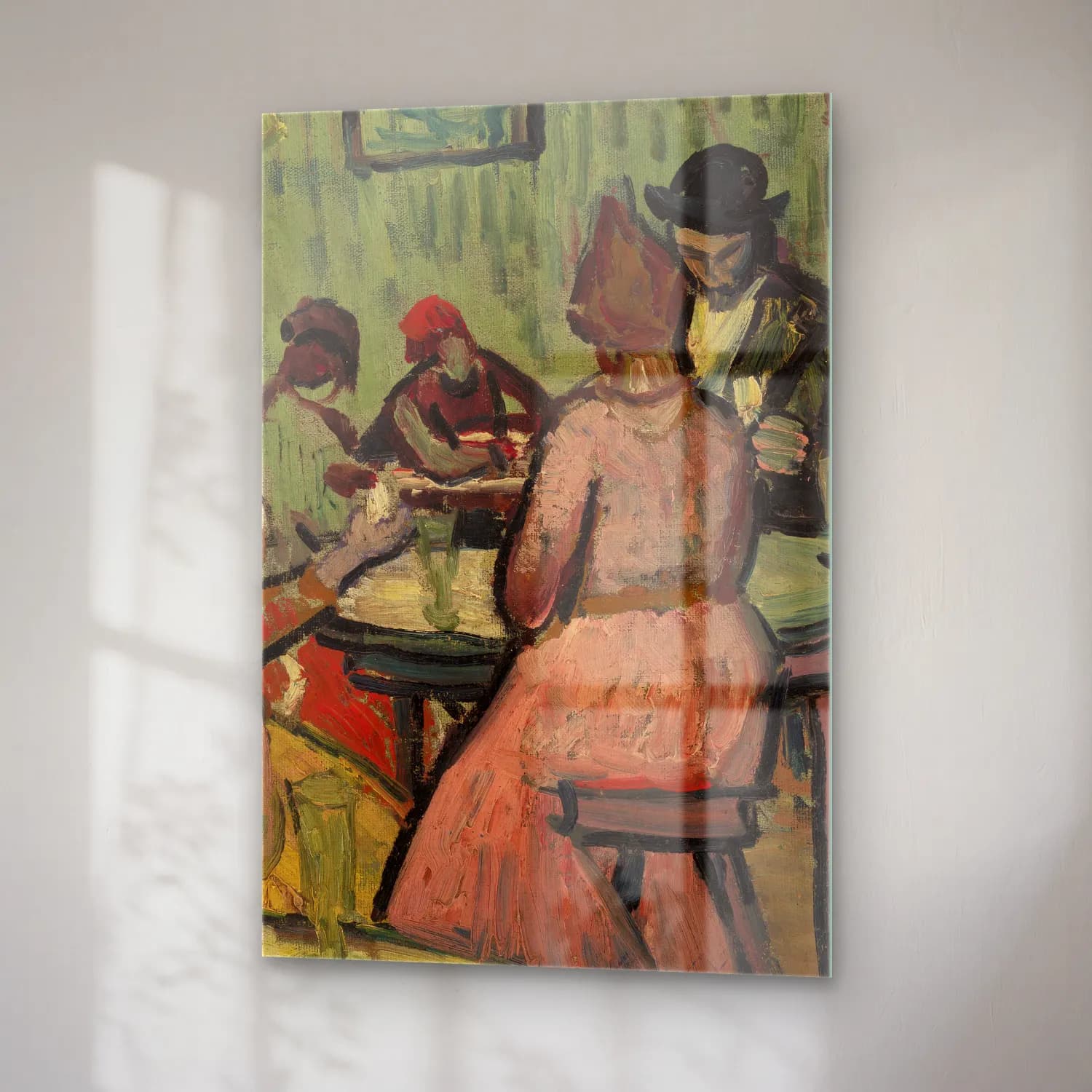 Vincent van Gogh – The Brothel (Le Lupanar) cam tablo — sağ açıdan görünüm