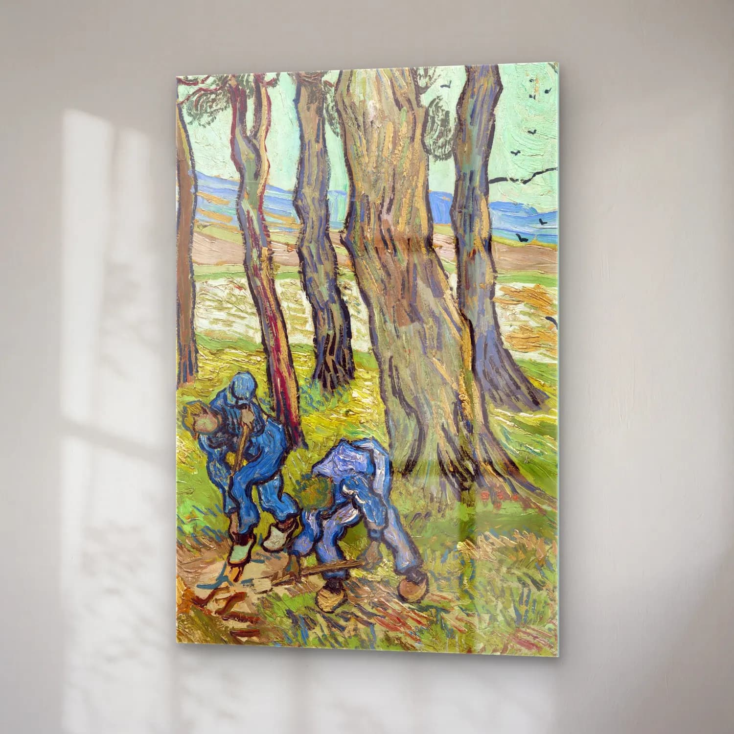 Vincent van Gogh – The Diggers cam tablo — sağ açıdan görünüm