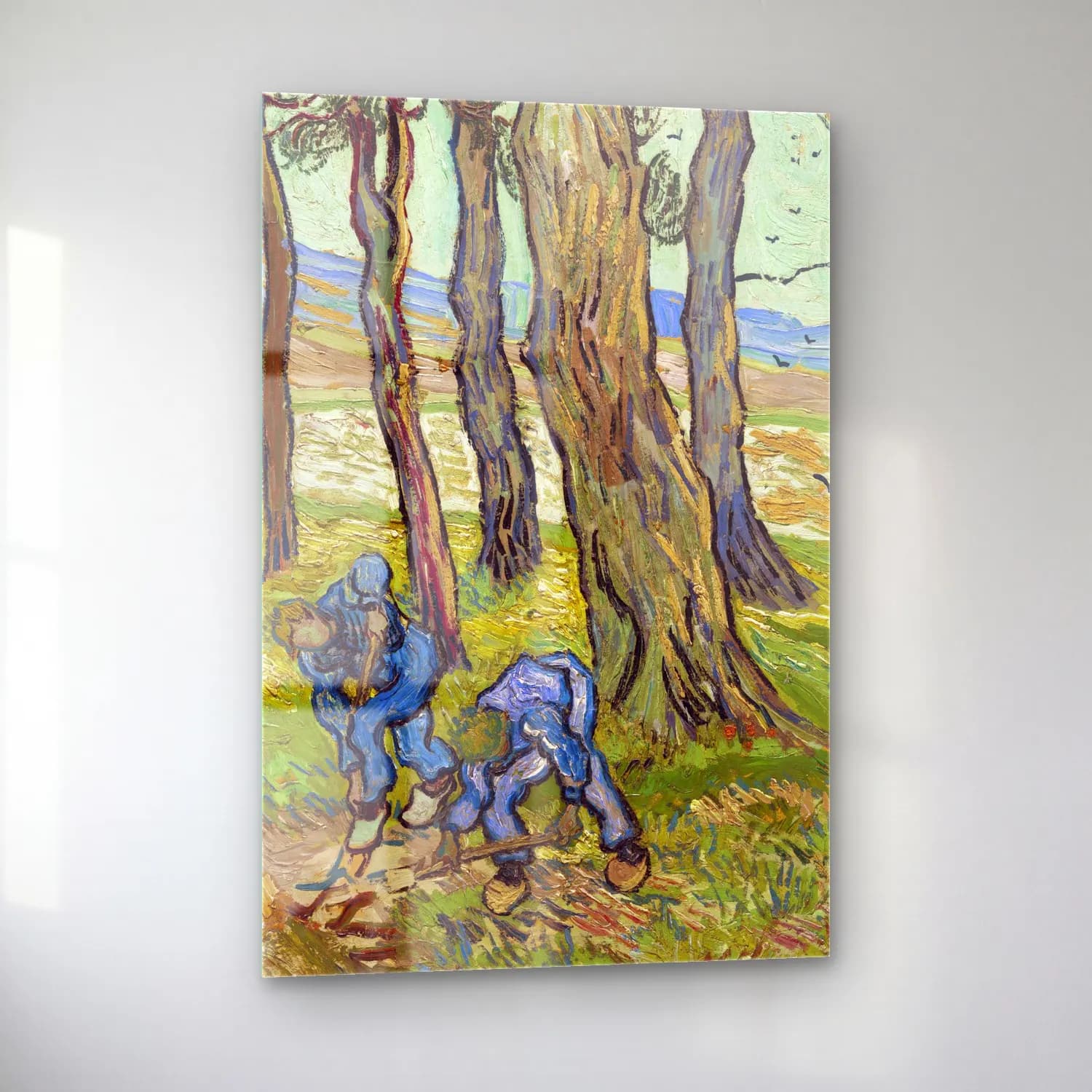 Vincent van Gogh – The Diggers cam tablo — sol açıdan görünüm