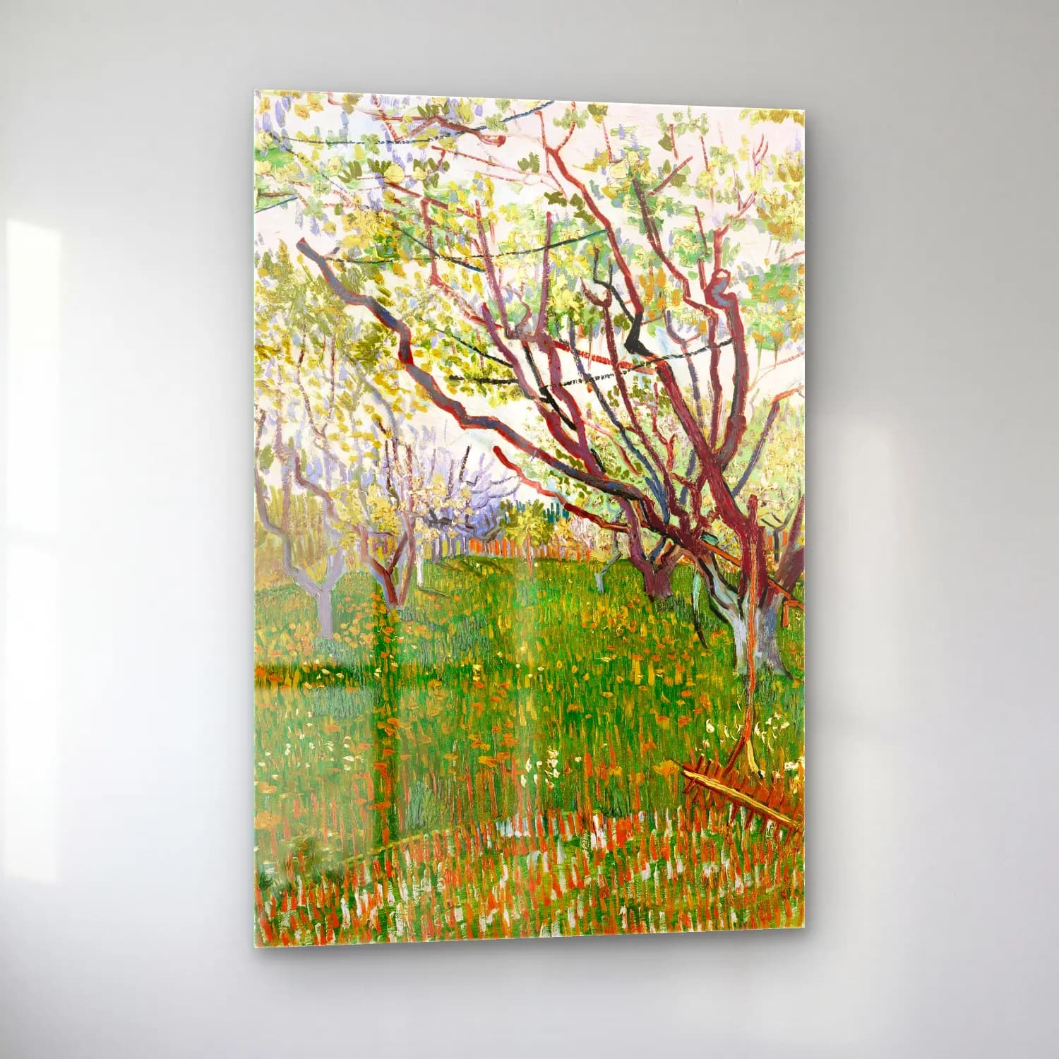 Vincent van Gogh – The Flowering Orchard cam tablo — sol açıdan görünüm