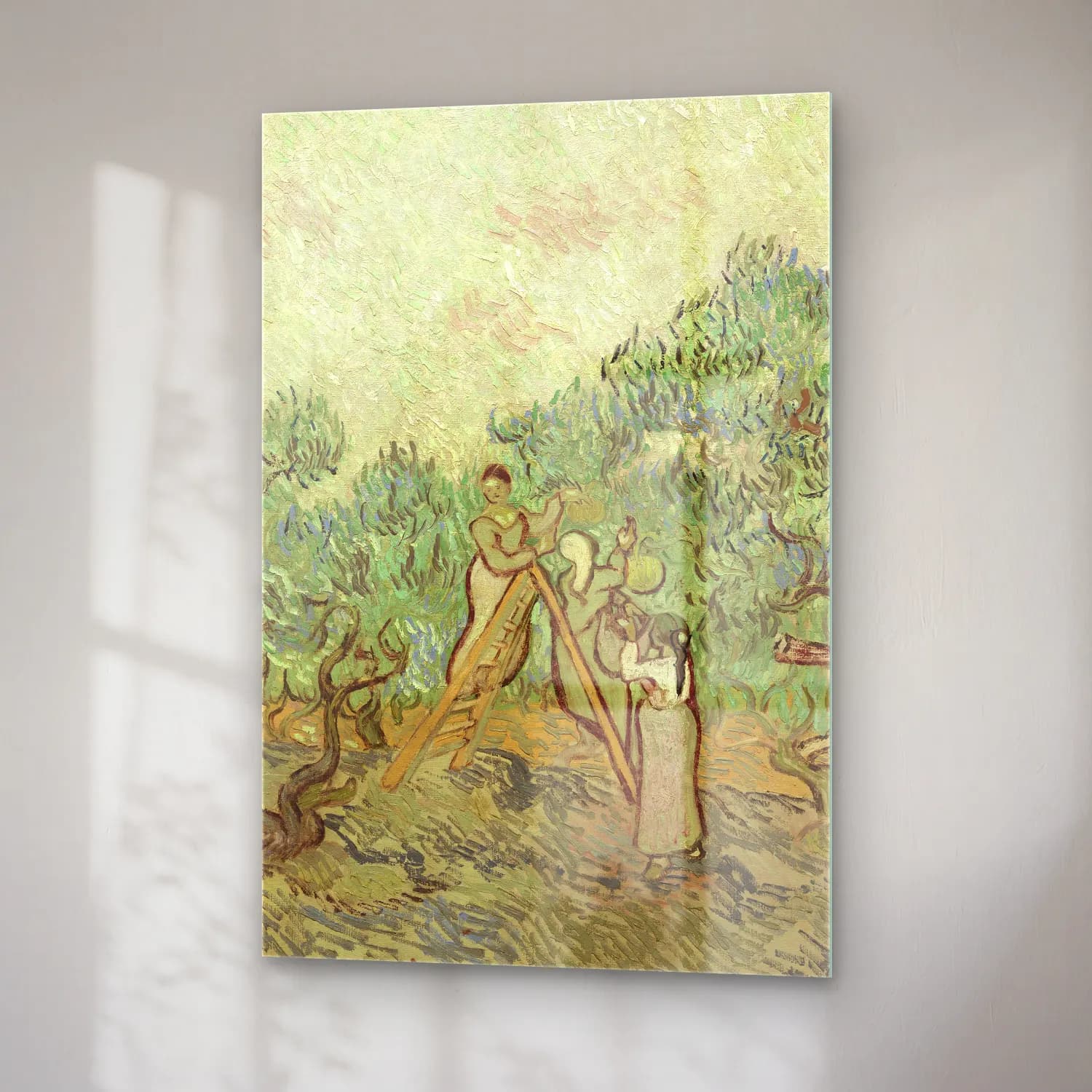 Vincent van Gogh – The Olive Orchard cam tablo — sağ açıdan görünüm