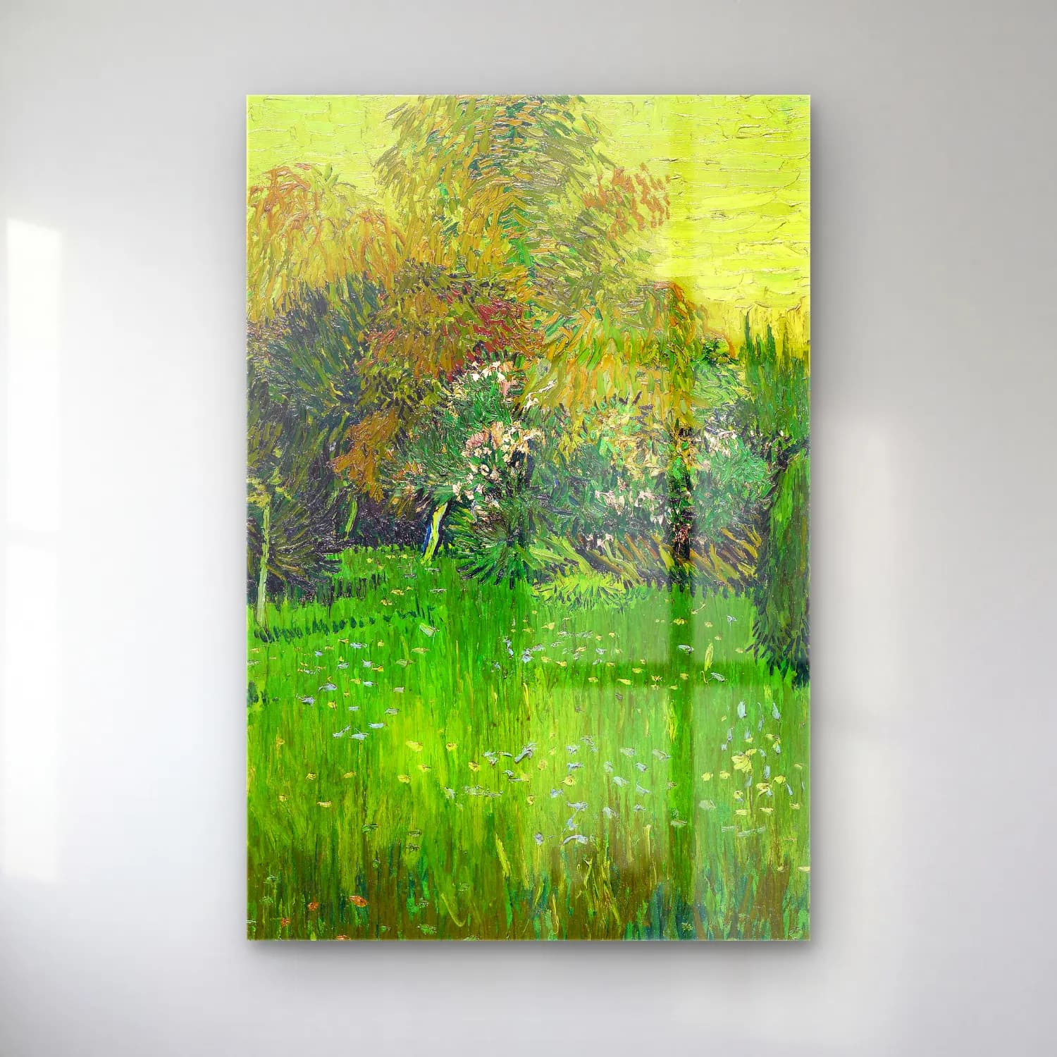 Vincent van Gogh – The Poet s Garden cam tablo — Vincent van Gogh – The Poet s Garden — empresyonist çiçek bahçesi