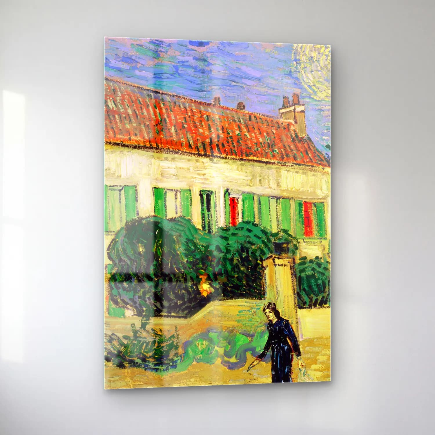 Vincent van Gogh – Whitehousenight cam tablo — sol açıdan görünüm