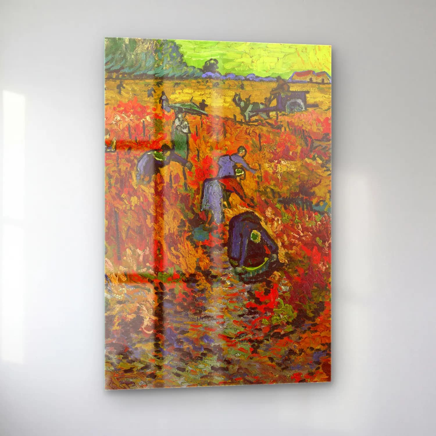 Vincent van Gogh – he Red Vineyard cam tablo — sol açıdan görünüm