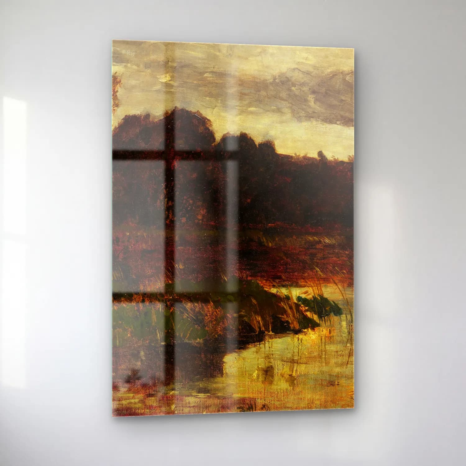 Karl Hagemeister – Märkische Landschaft cam tablo — sol açıdan görünüm