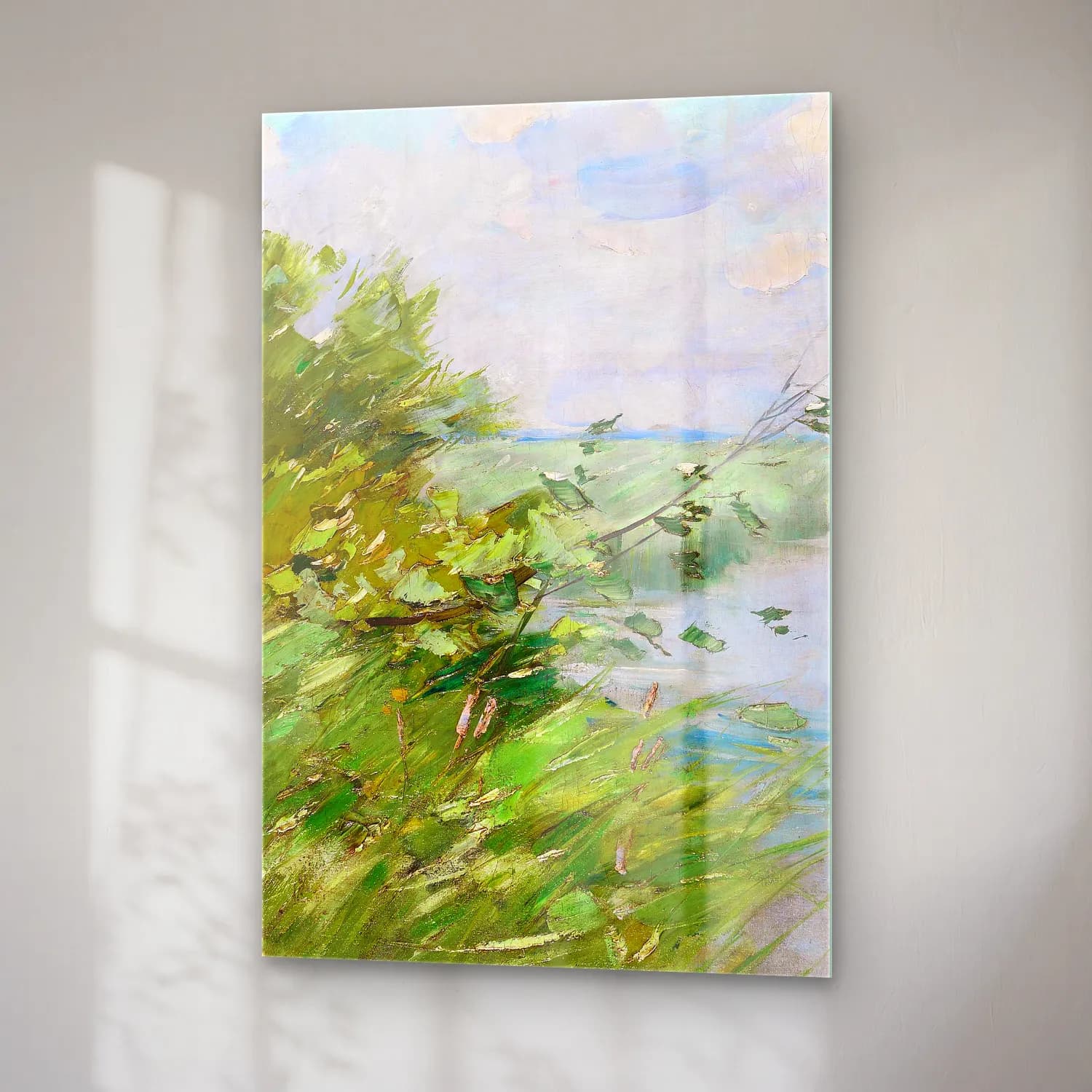 Karl Hagemeister – Märkische Seenlandschaft cam tablo — sağ açıdan görünüm