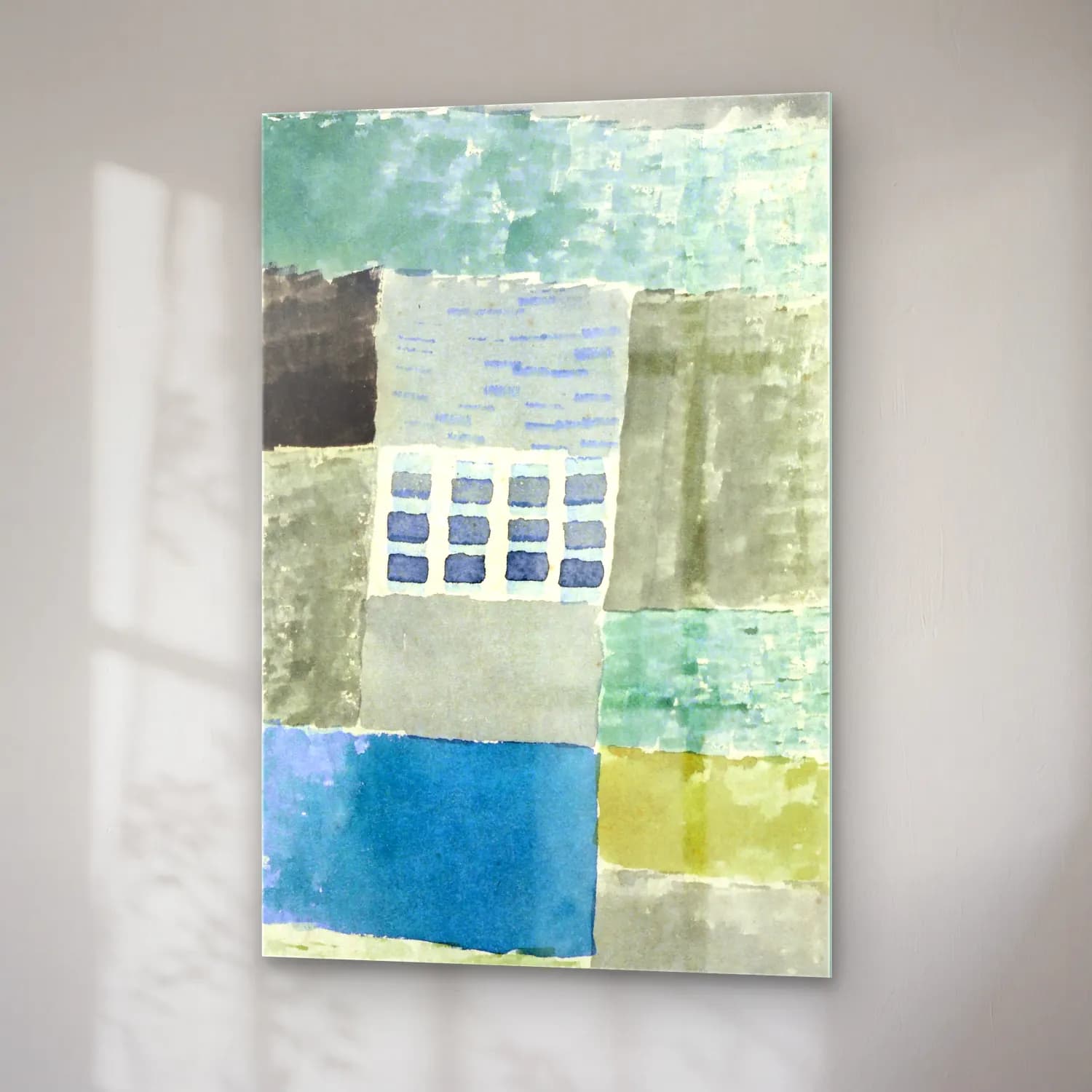 Paul Klee – First house in a settlement cam tablo — sağ açıdan görünüm