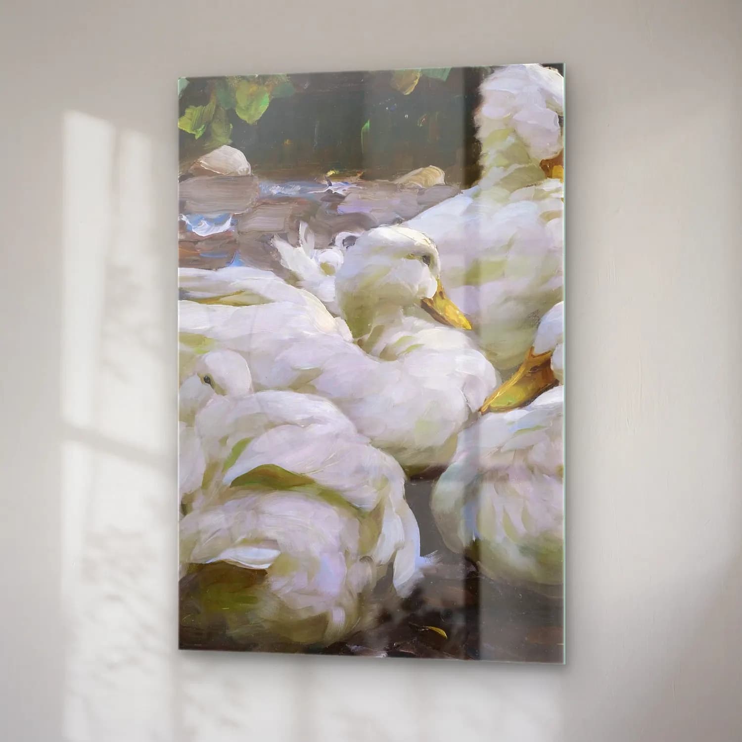 Alexander Koester – Blumenwiese bei Weßling (between 1915 and 1920) – Pastel Tonlar cam tablo — sağ açıdan görünüm