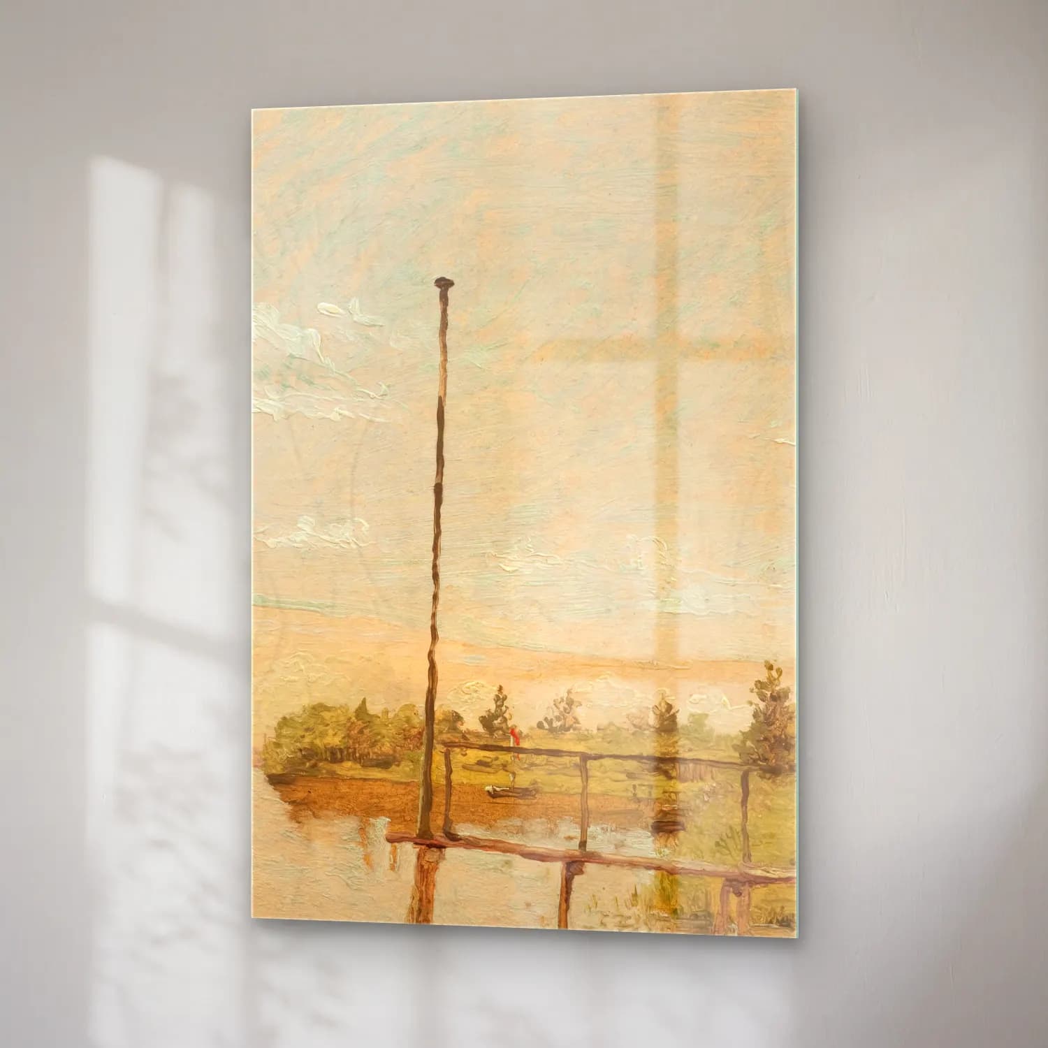 Christen Købke – View from Dosseringen near the Sortedam Lake Looking… cam tablo — sağ açıdan görünüm