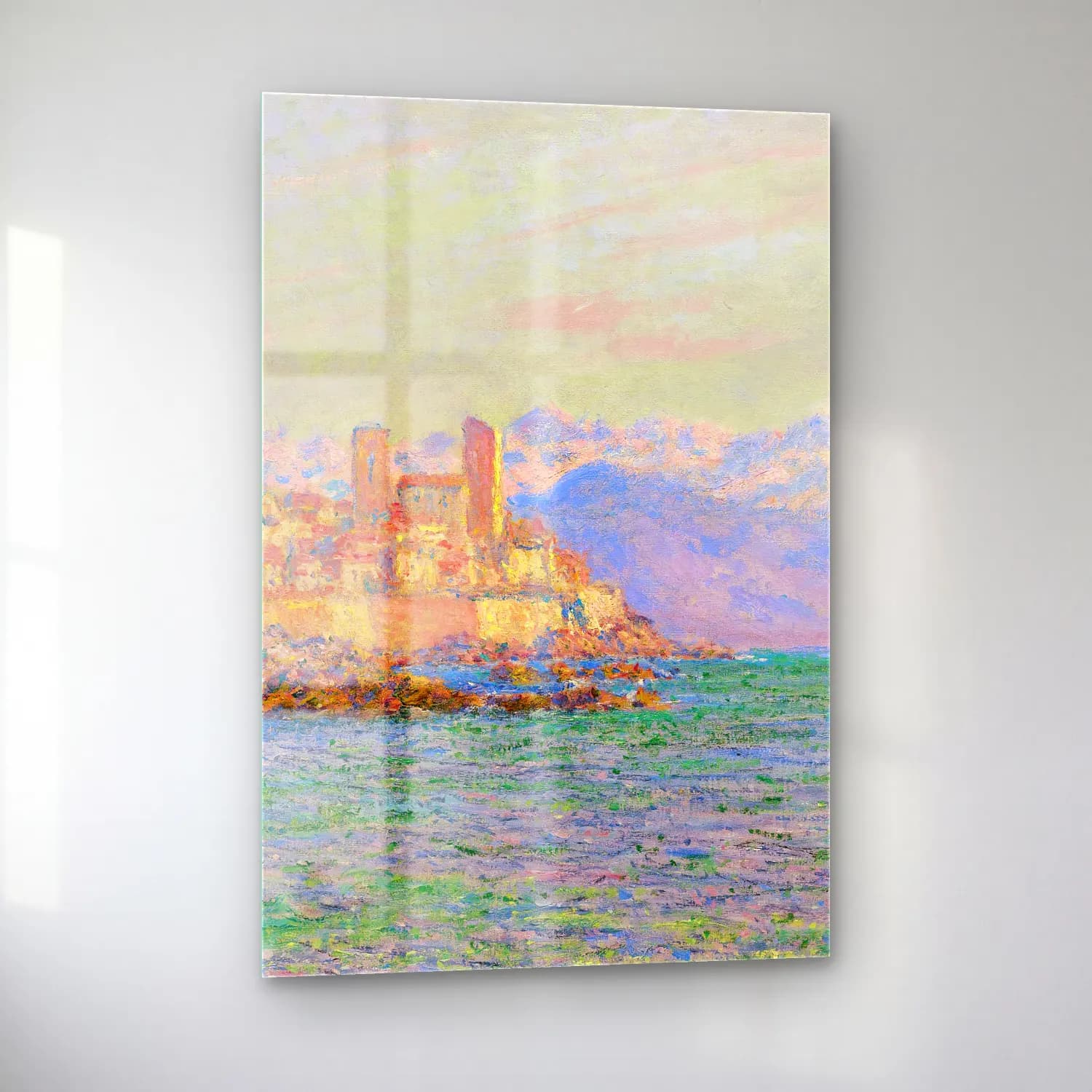 Claude Monet – Antibes, Le Fort cam tablo — sol açıdan görünüm