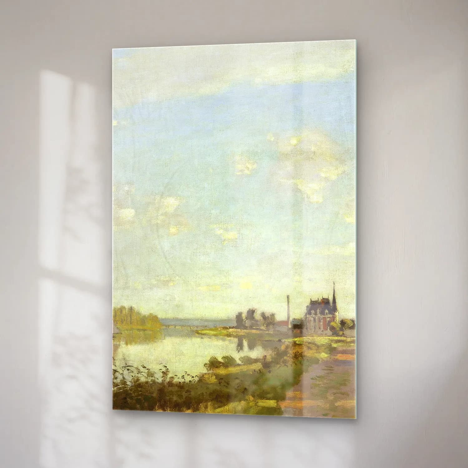 Claude Monet – Argenteuil cam tablo — sağ açıdan görünüm