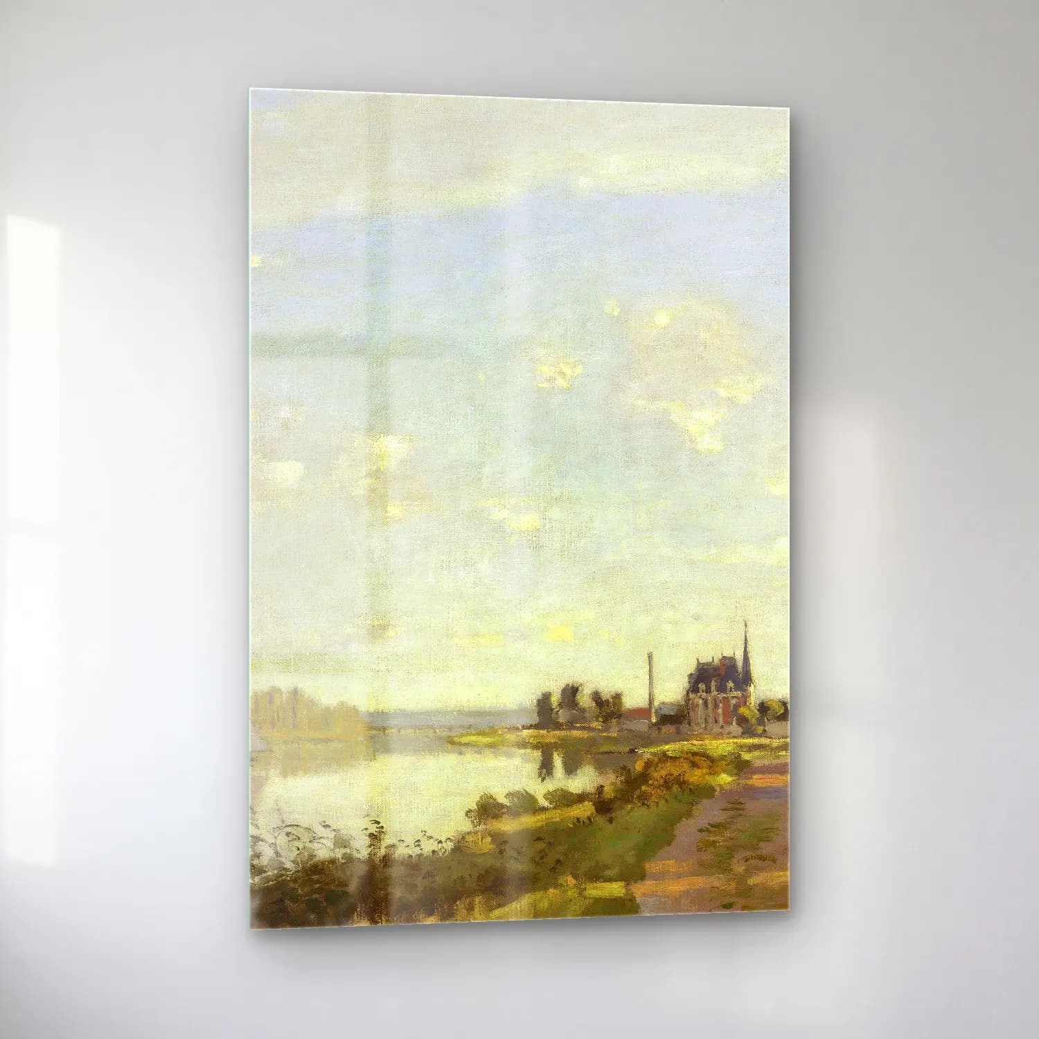 Claude Monet – Argenteuil cam tablo — sol açıdan görünüm