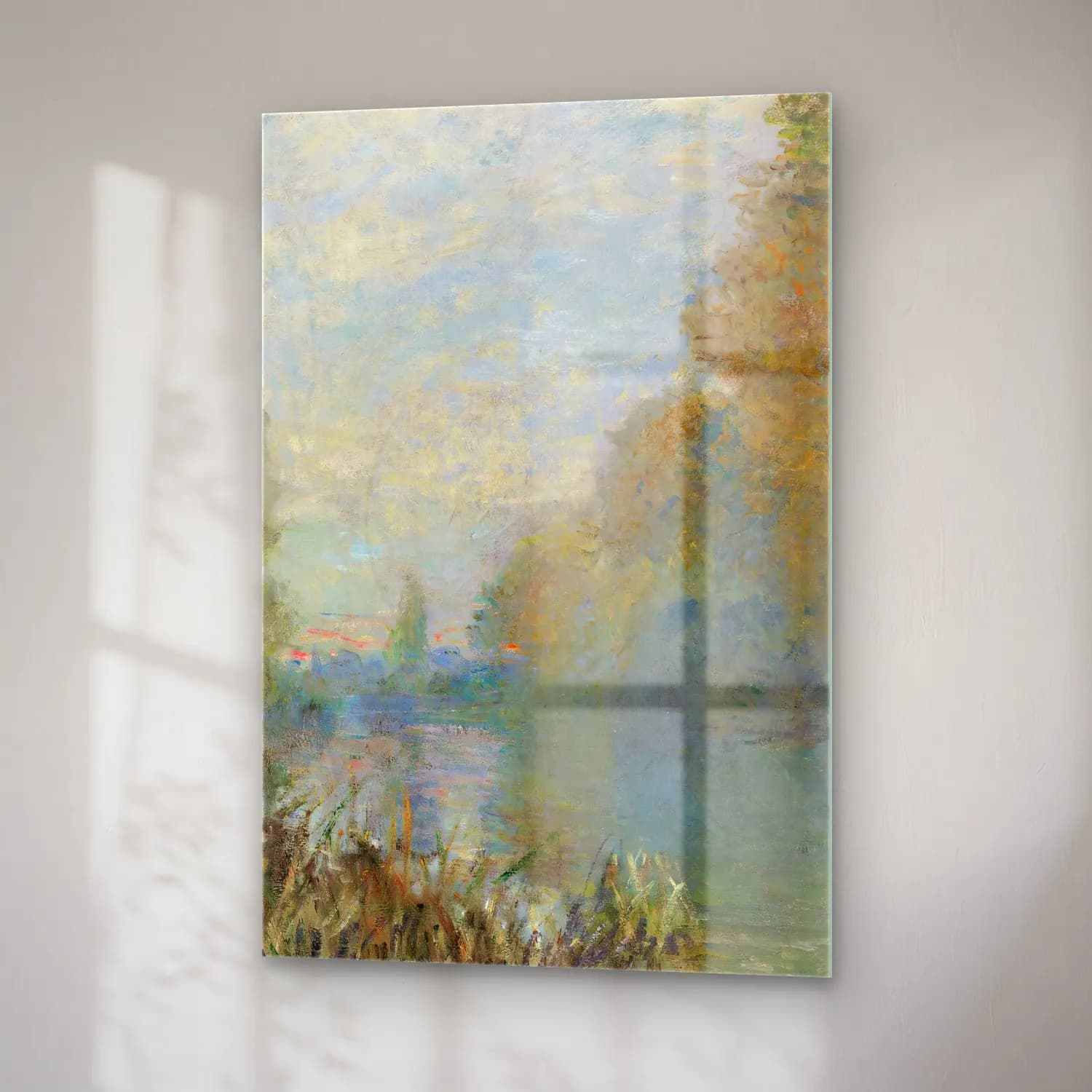 Claude Monet – Bords De La Seine En Automne cam tablo — sağ açıdan görünüm