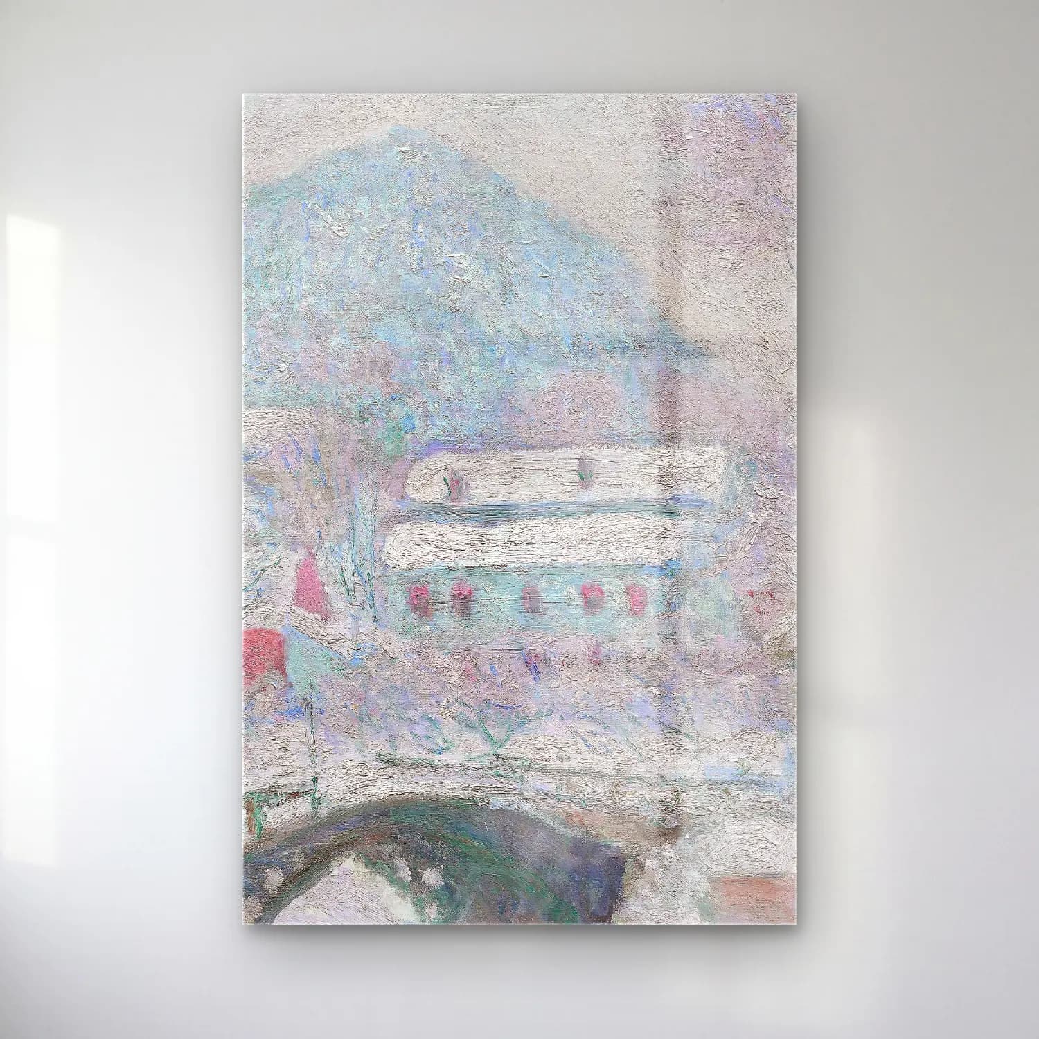 Claude Monet – Sandvika, Norway cam tablo — Claude Monet – Sandvika, Norway — pastel soyut manzara
