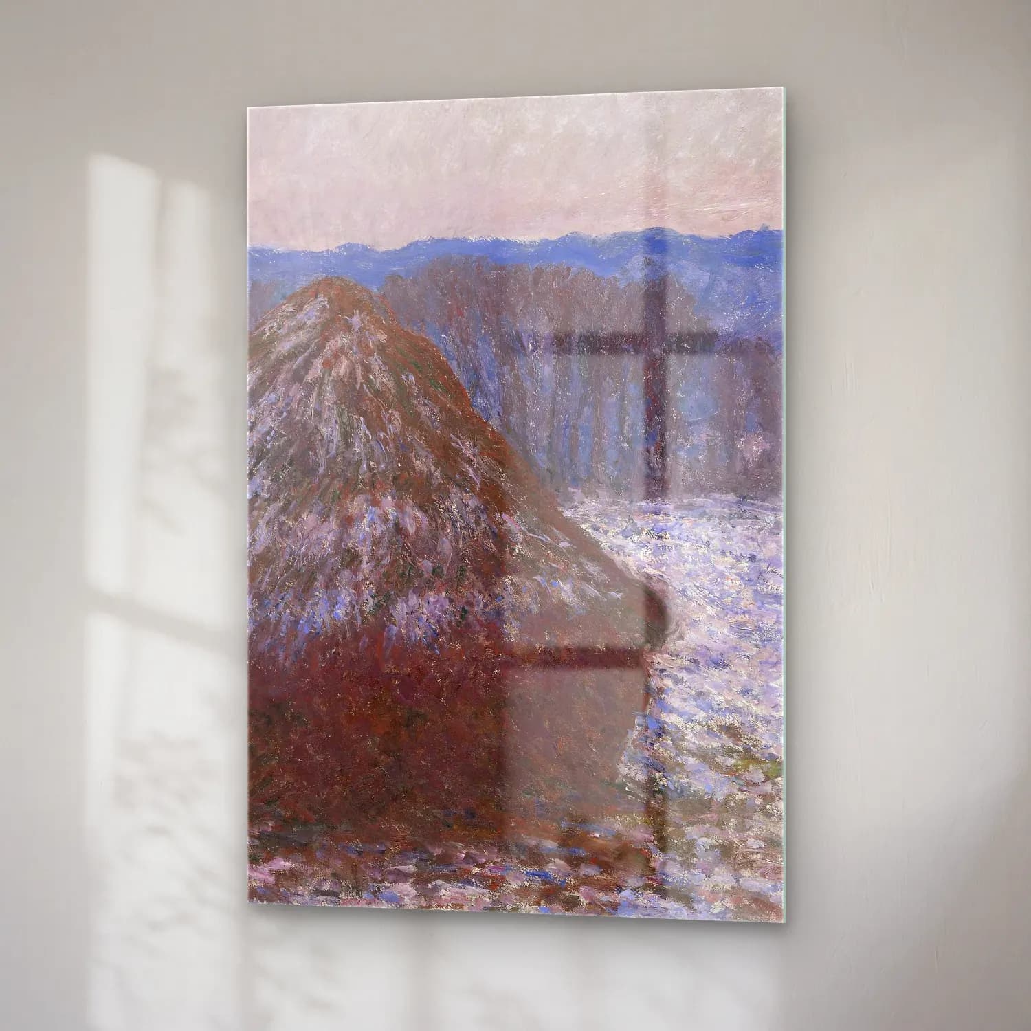 Claude Monet – Stack of Wheat cam tablo — sağ açıdan görünüm