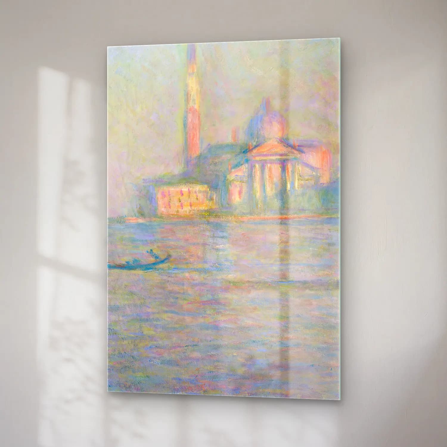 Claude Monet – The Church of San Giorgio Maggiore, Venice cam tablo — sağ açıdan görünüm