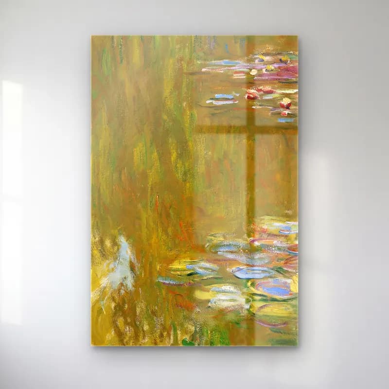 Claude Monet – The Water Lily Pond, c cam tablo — Claude Monet – The Water Lily Pond, c — empresyonist nilüfer göleti