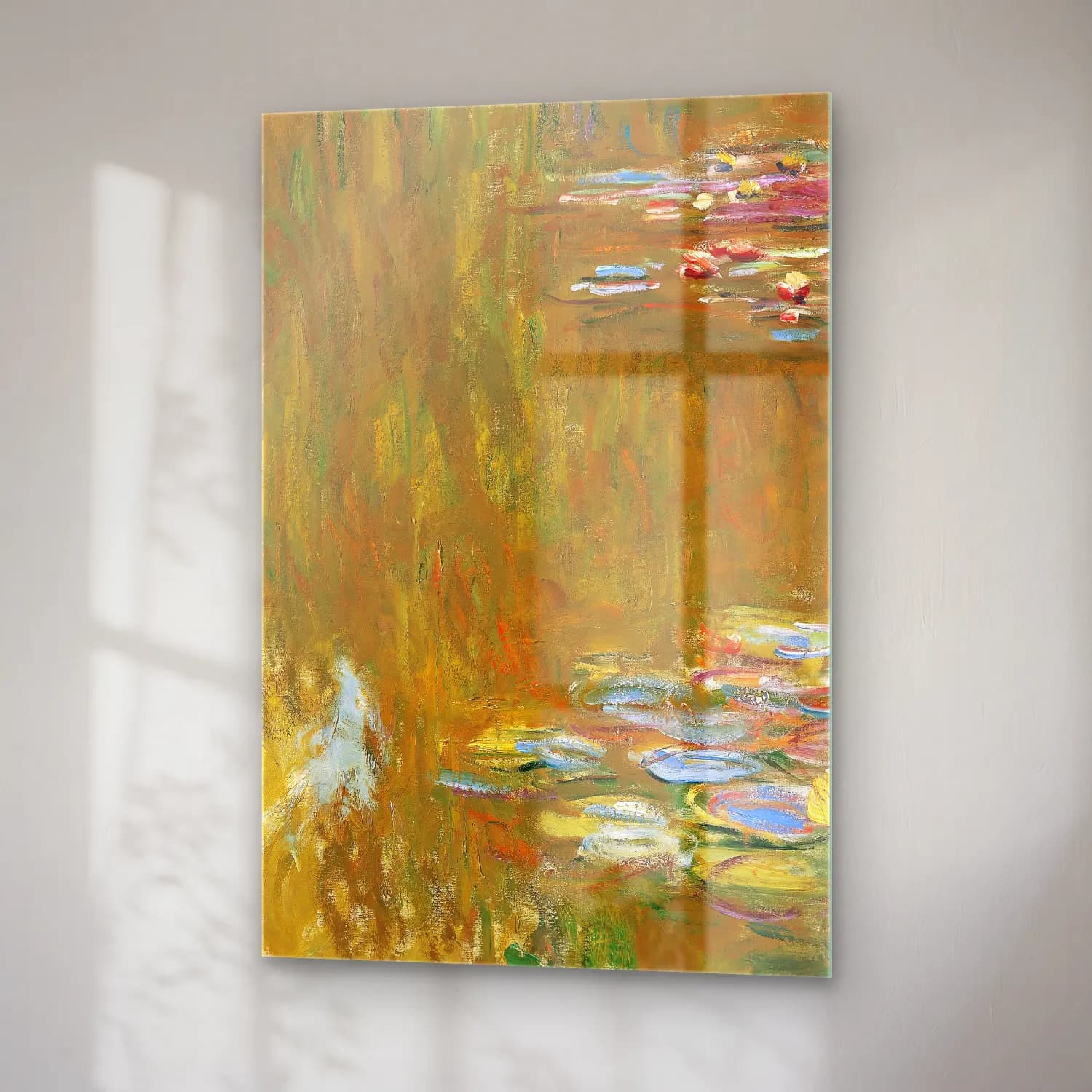 Claude Monet – The Water Lily Pond, c cam tablo — sağ açıdan görünüm