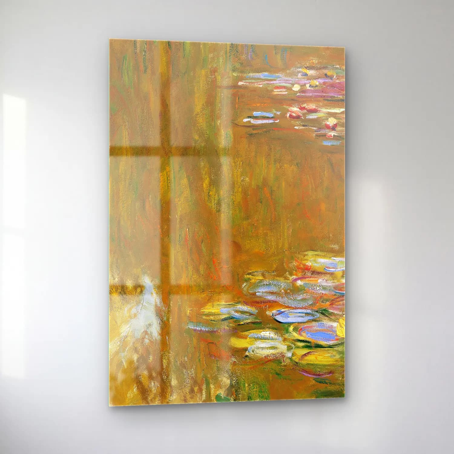 Claude Monet – The Water Lily Pond, c cam tablo — sol açıdan görünüm