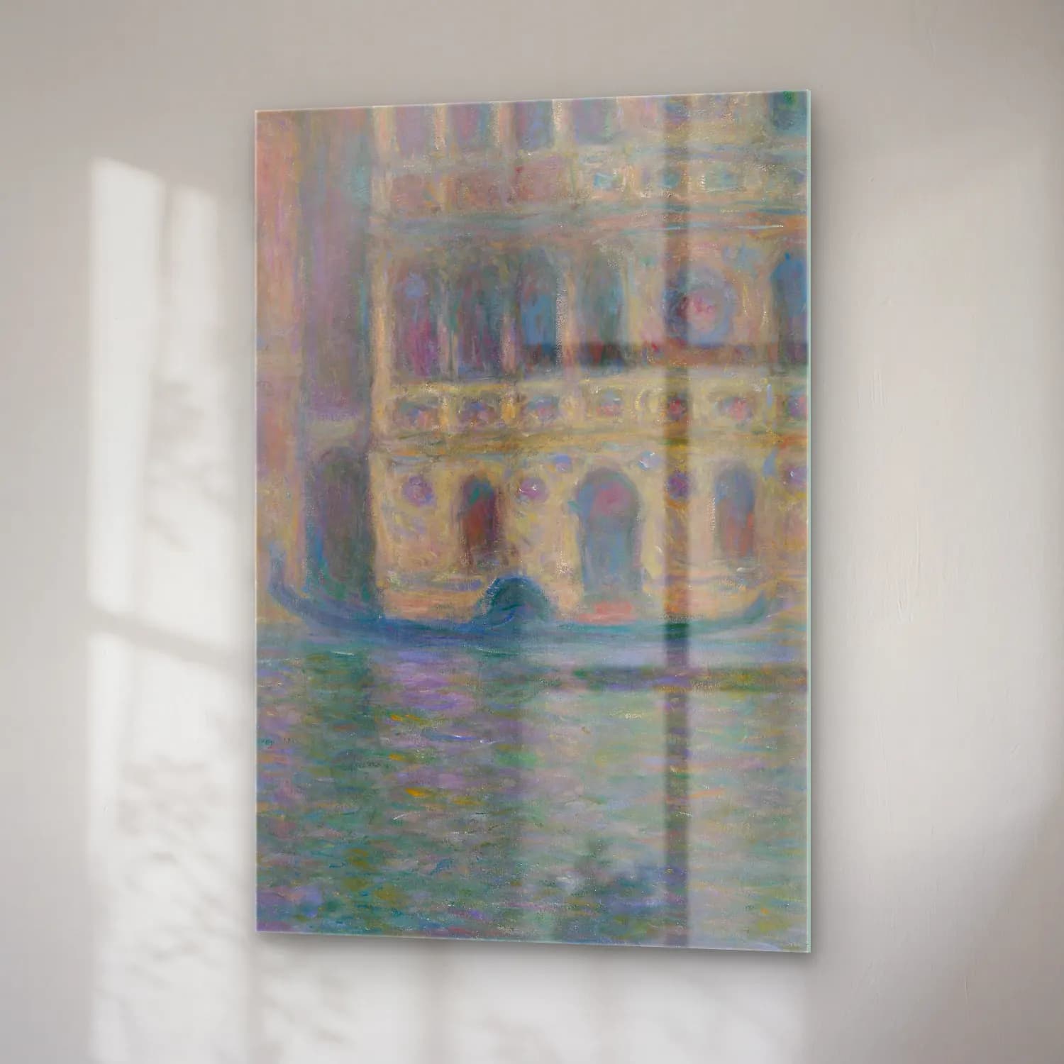 Claude Monet – Venice, Palazzo Dario cam tablo — sağ açıdan görünüm