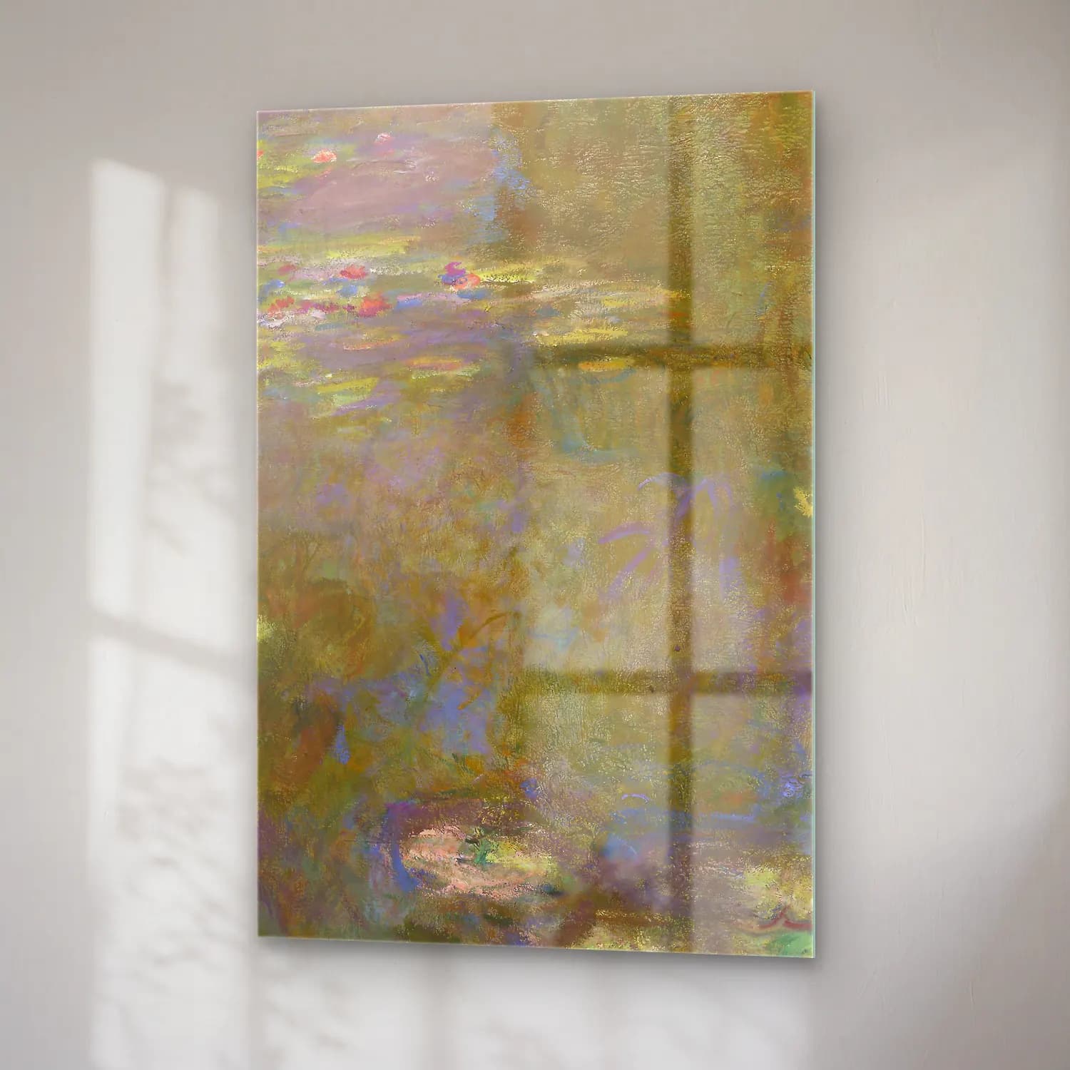 Claude Monet – Water Lily Pond cam tablo — sağ açıdan görünüm