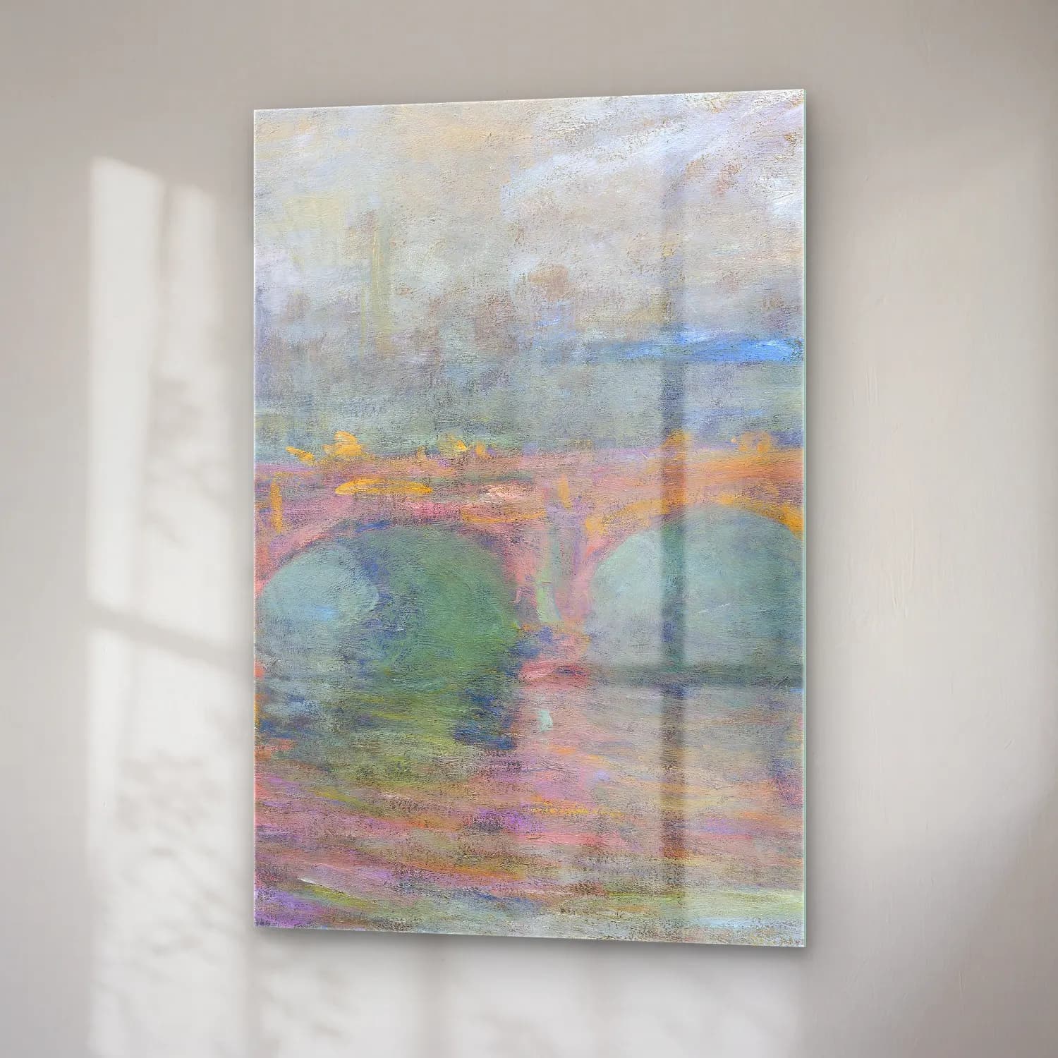 Claude Monet – Waterloo Bridge,London at Sunset cam tablo — sağ açıdan görünüm