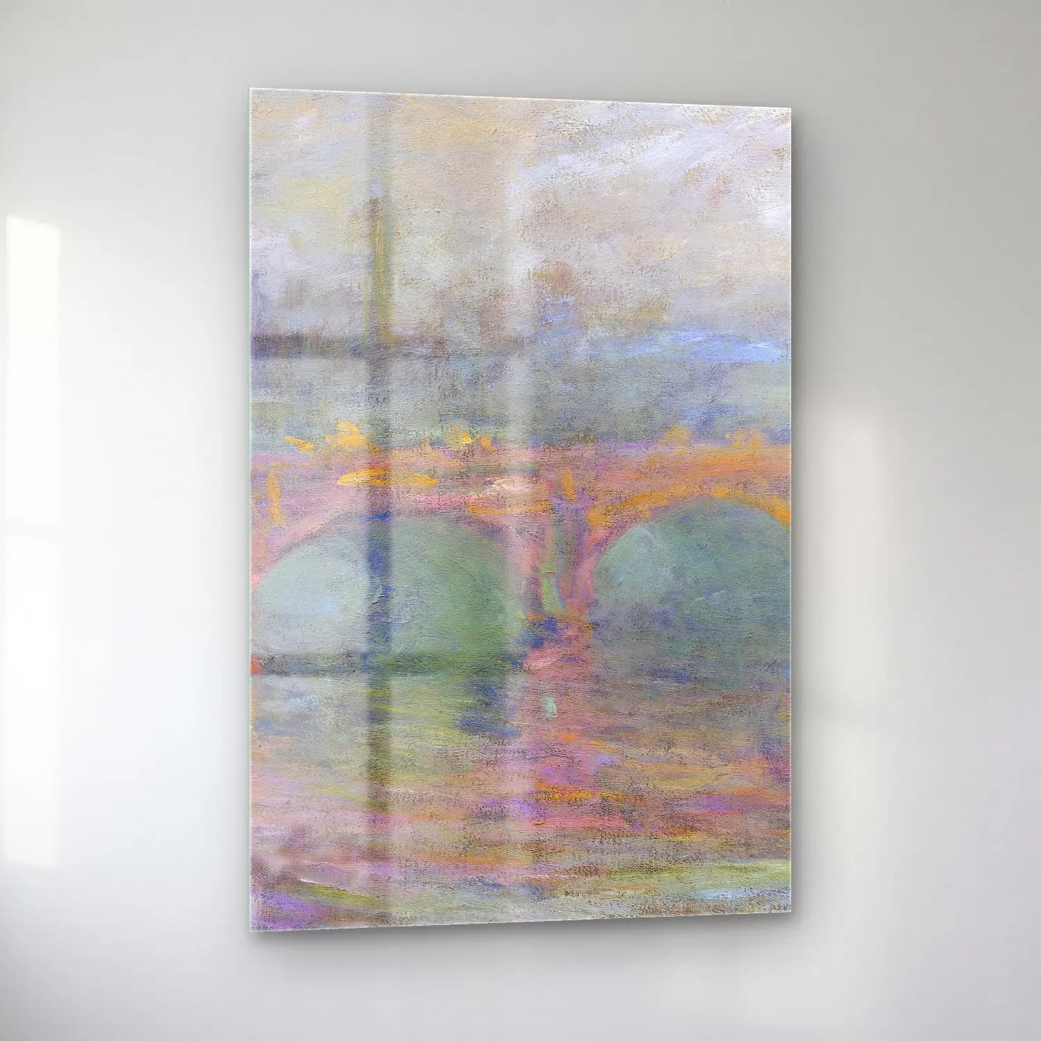 Claude Monet – Waterloo Bridge,London at Sunset cam tablo — sol açıdan görünüm
