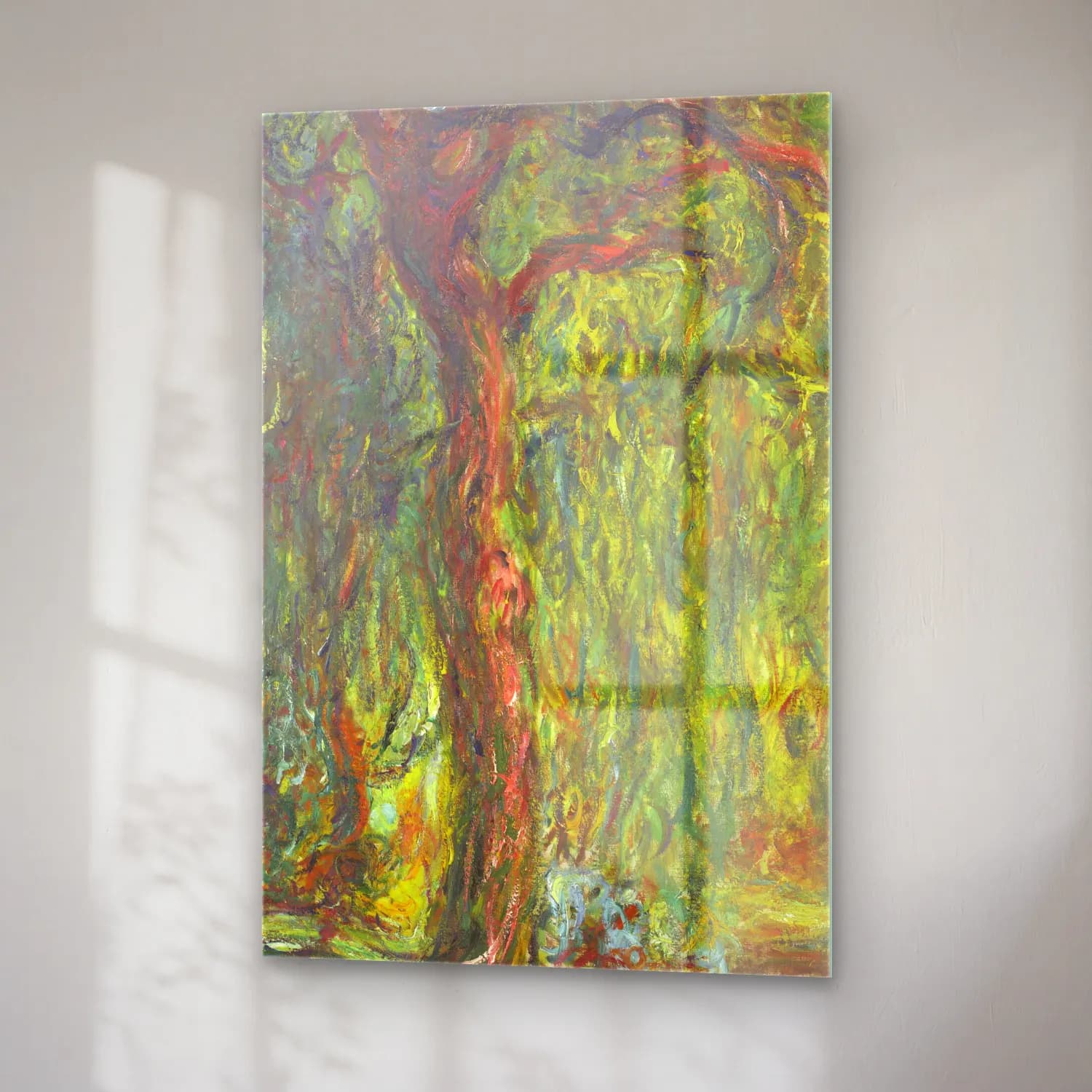 Claude Monet – Weeping Willow cam tablo — sağ açıdan görünüm