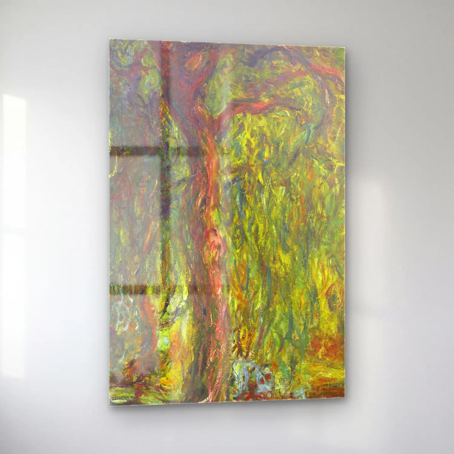 Claude Monet – Weeping Willow cam tablo — sol açıdan görünüm