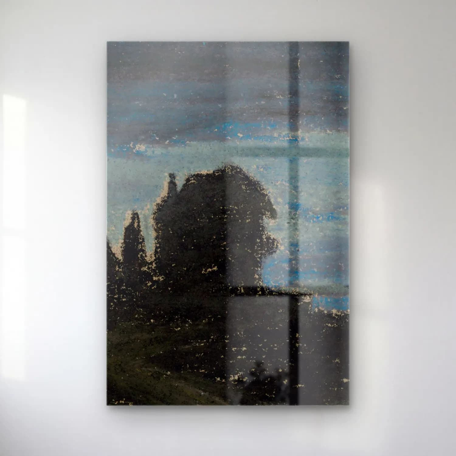 Claude Monet – Yport, la nuit cam tablo — Claude Monet – Yport, la nuit — empresyonist soyut manzara