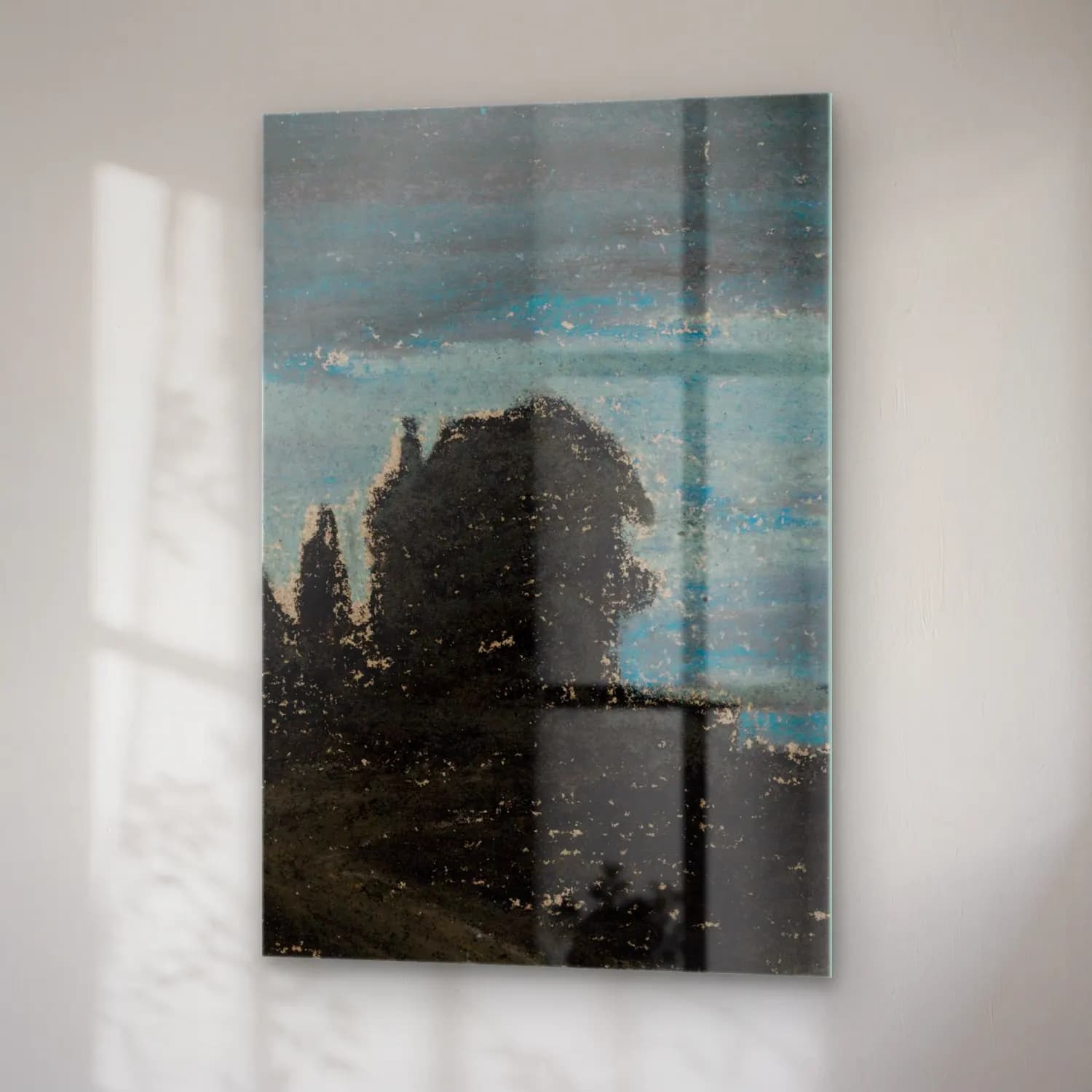 Claude Monet – Yport, la nuit cam tablo — sağ açıdan görünüm