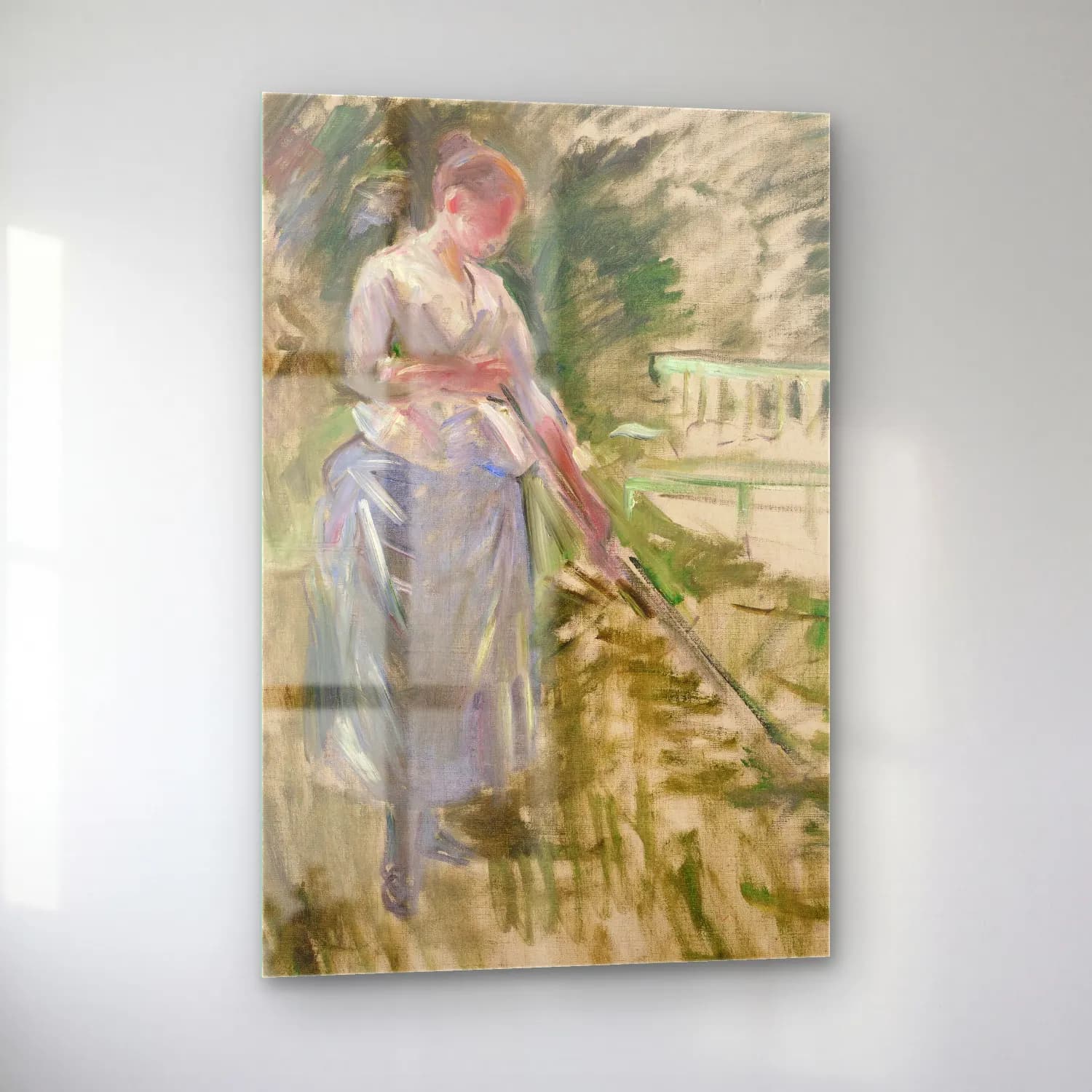 Berthe Morisot – Faneuse cam tablo — sol açıdan görünüm