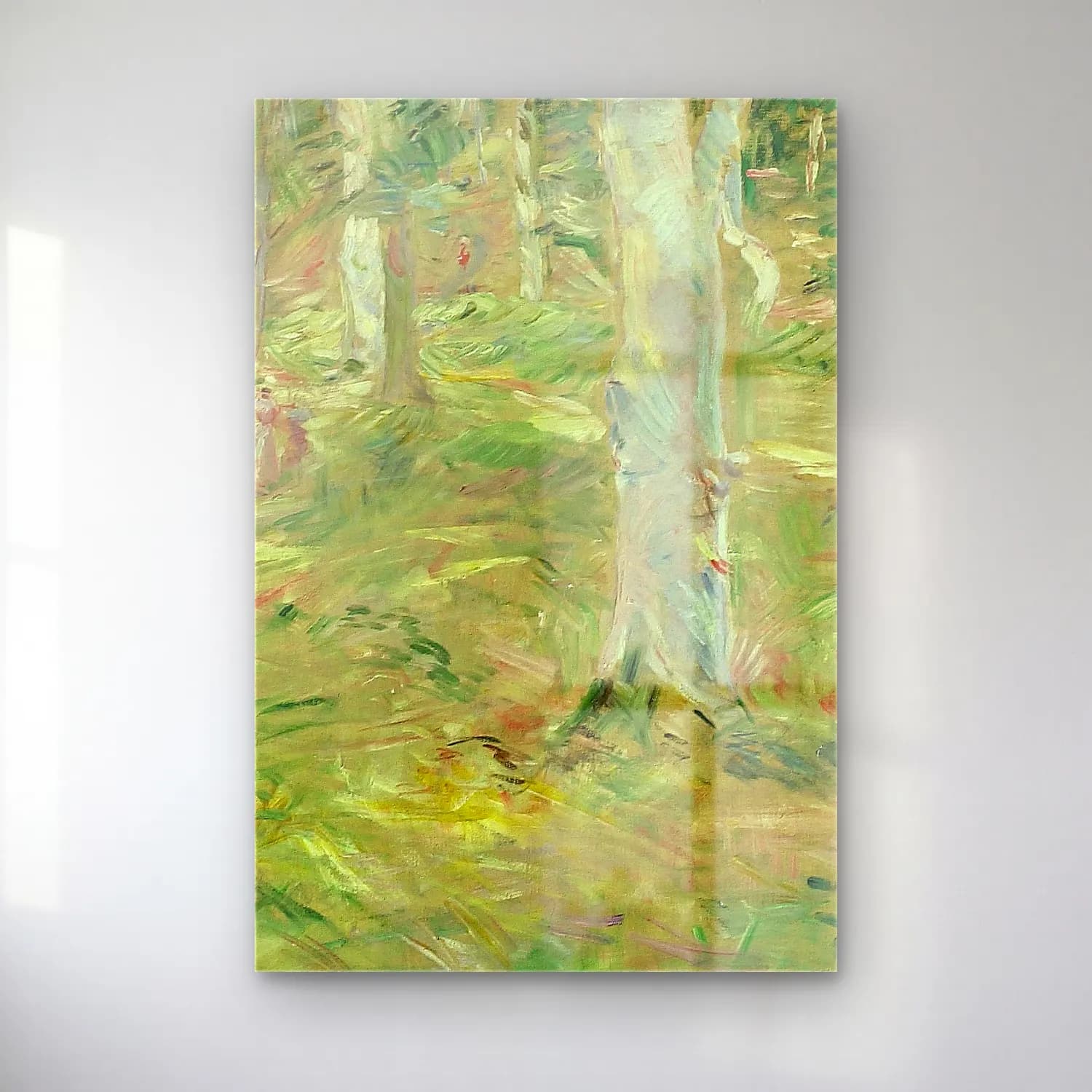 Berthe Morisot – Forêt de Compiègne cam tablo — Berthe Morisot – Forêt de Compiègne — empresyonist orman