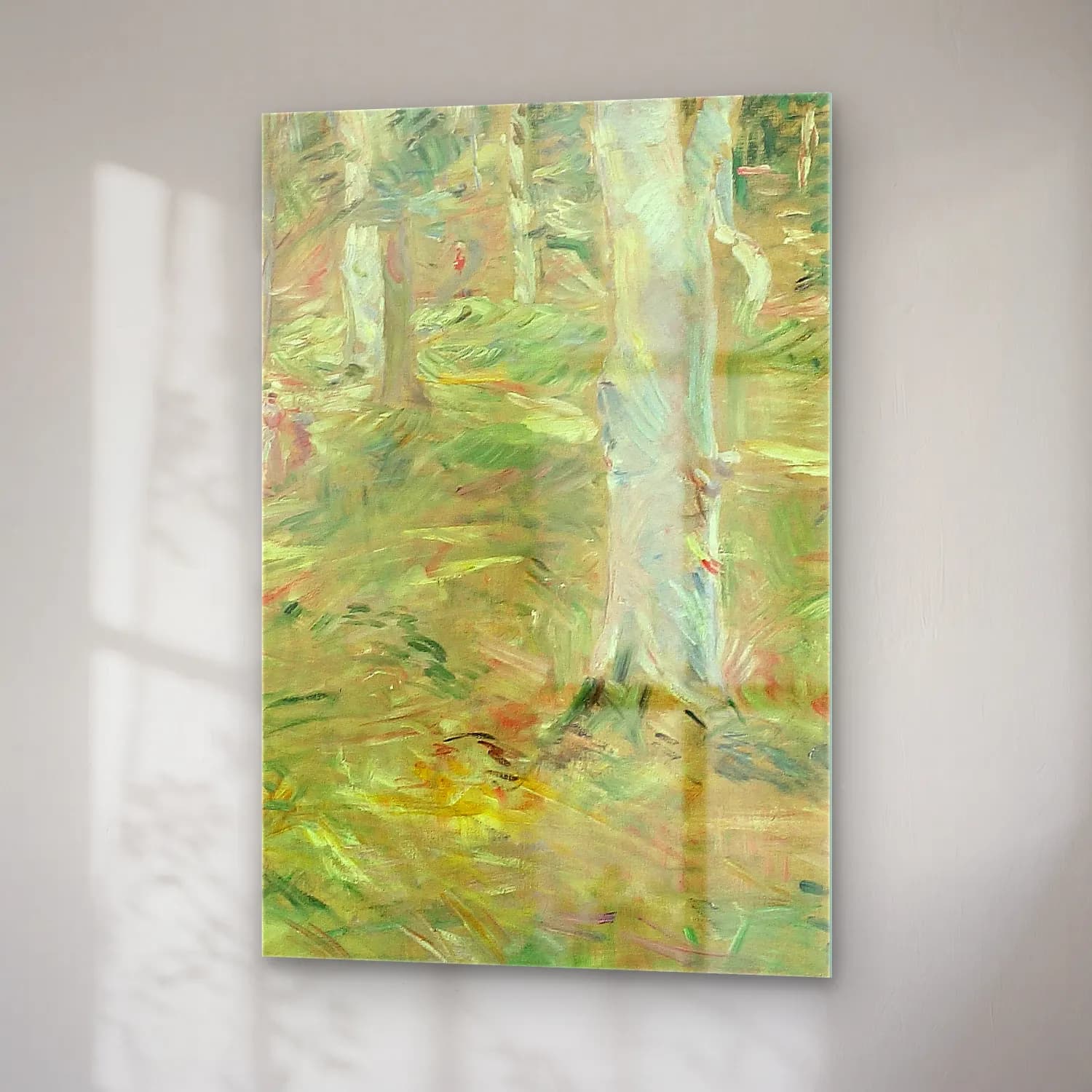 Berthe Morisot – Forêt de Compiègne cam tablo — sağ açıdan görünüm