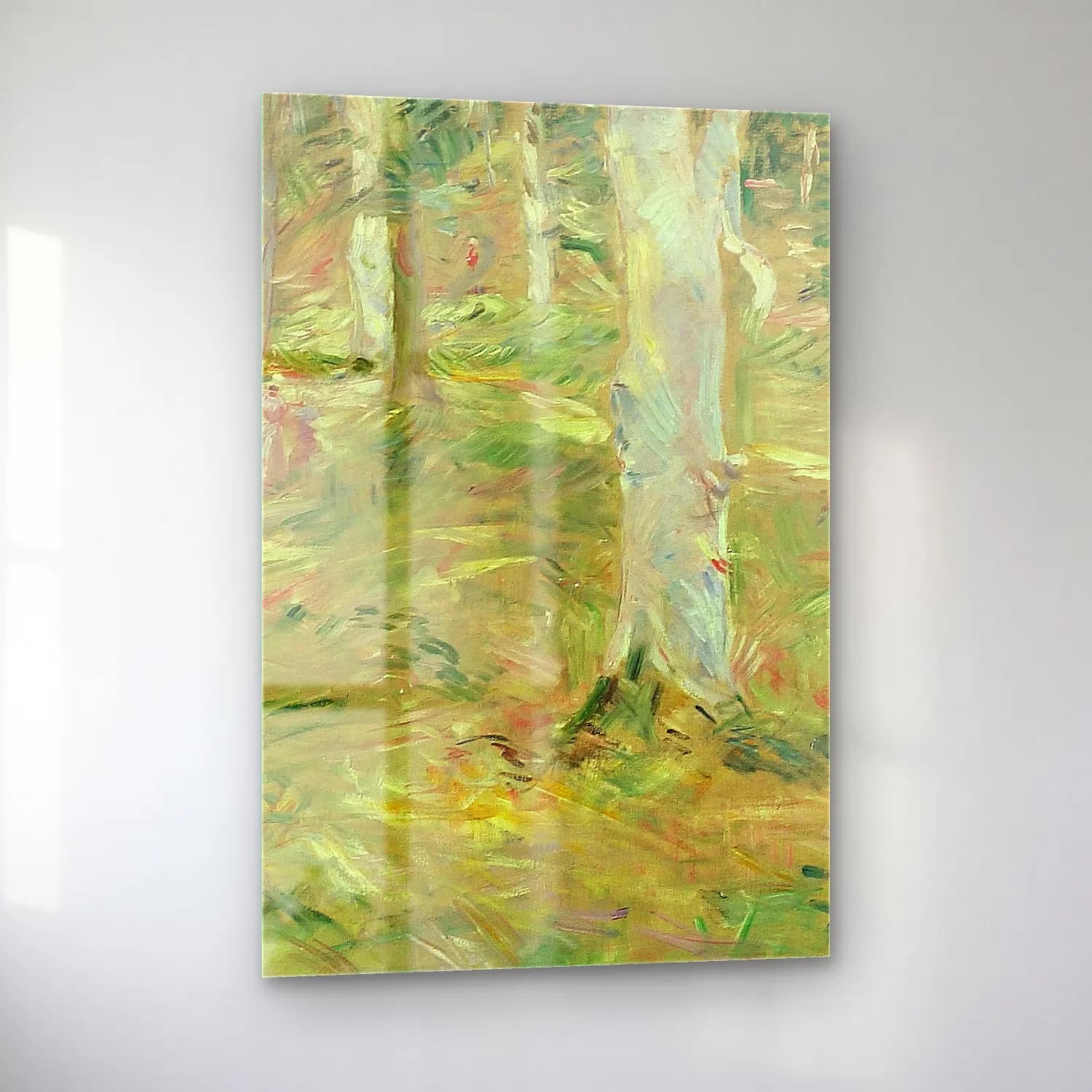 Berthe Morisot – Forêt de Compiègne cam tablo — sol açıdan görünüm