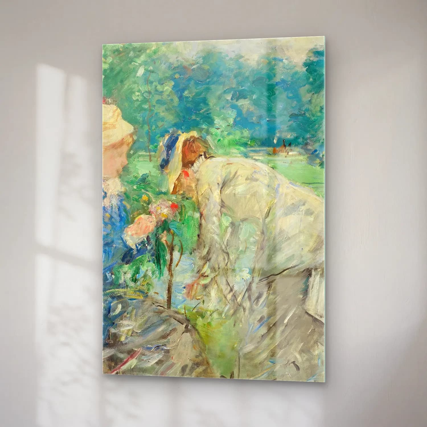 Berthe Morisot – In the Bois de Boulogne cam tablo — sağ açıdan görünüm