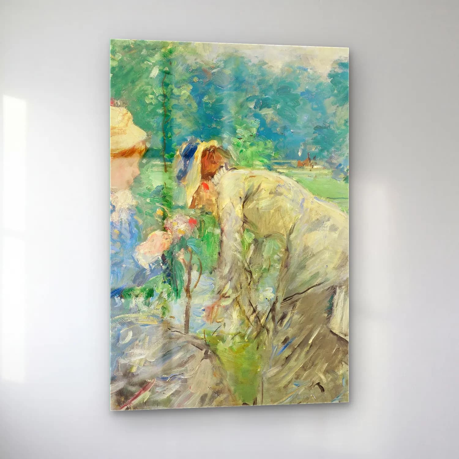 Berthe Morisot – In the Bois de Boulogne cam tablo — sol açıdan görünüm