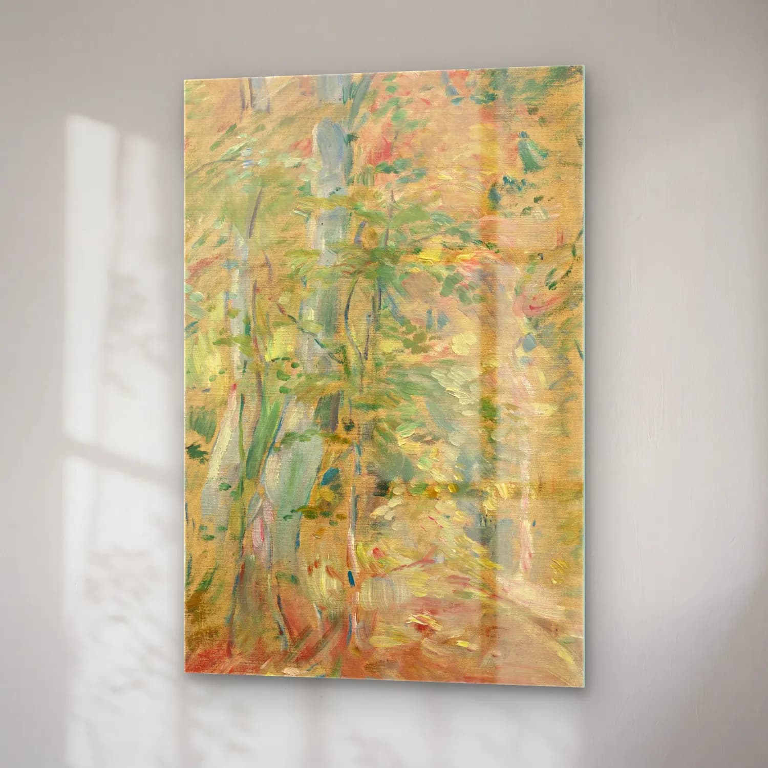 Berthe Morisot – Étude de forêt cam tablo — sağ açıdan görünüm