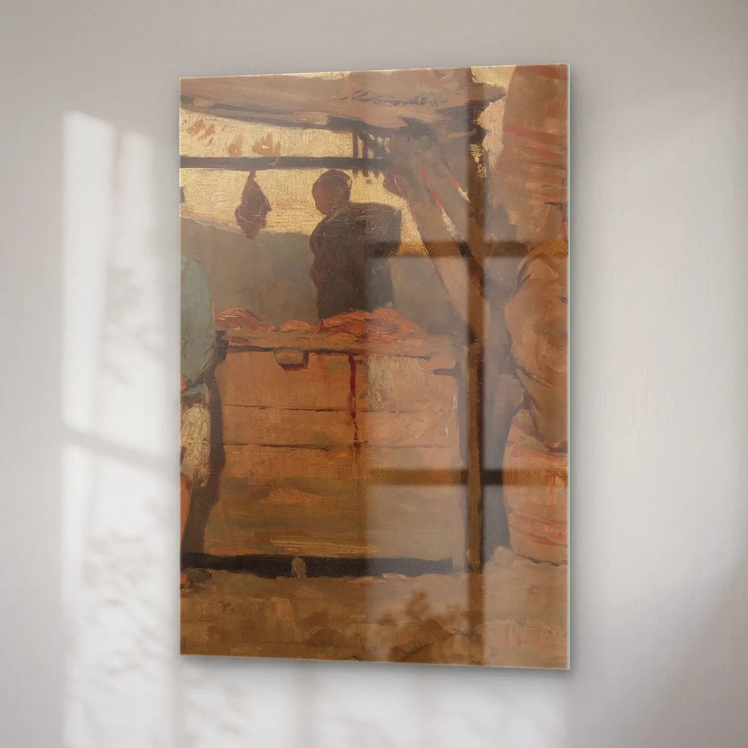 Theo van Rysselberghe – Moroccan Butcher cam tablo — sağ açıdan görünüm
